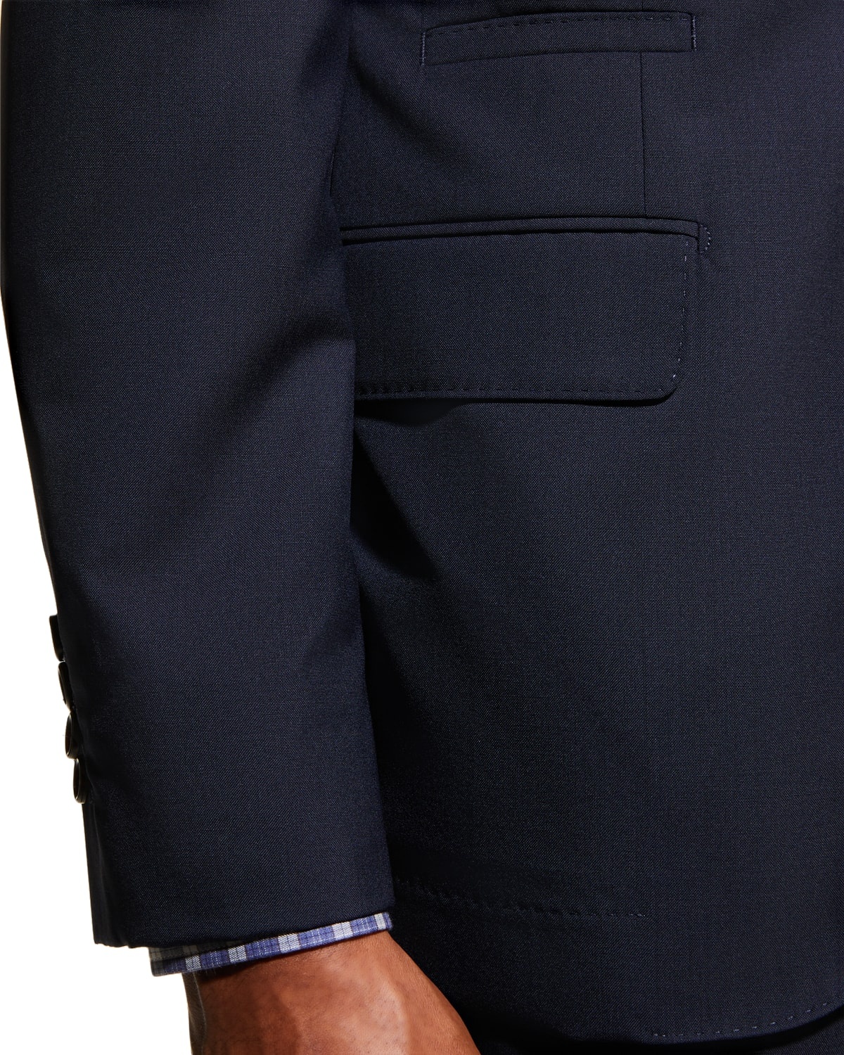 Men's Wool Three-Button Two-Piece Suit - 2