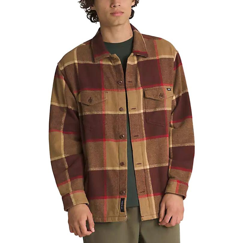 Vans Norbeck Long Sleeve Shirt 'Bitter Chocolate' VN000AAYCLY - 4