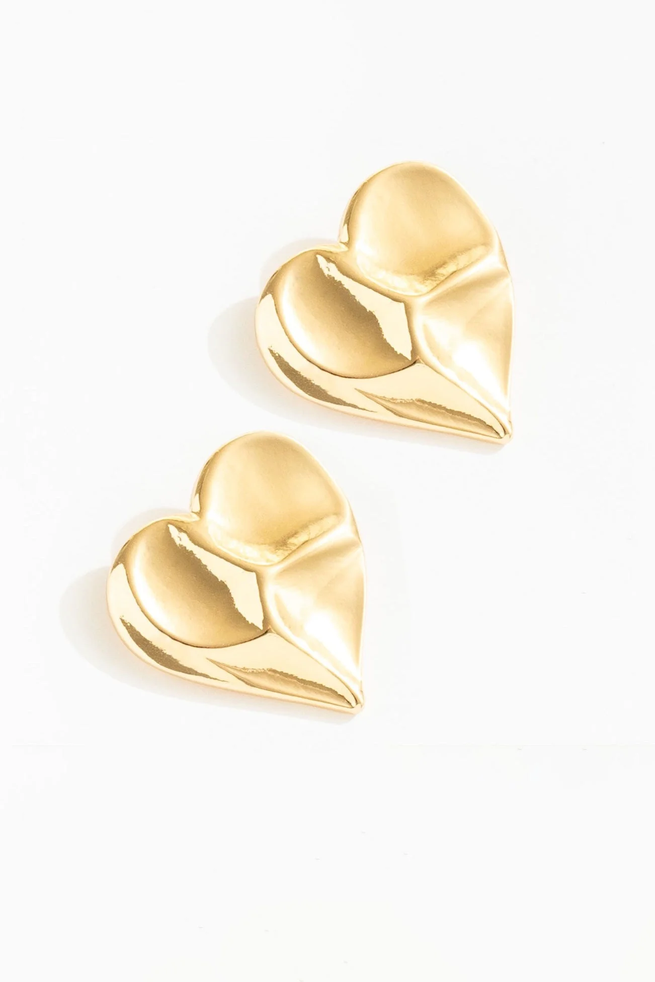 Cross Your Heart Stud Earrings - 1