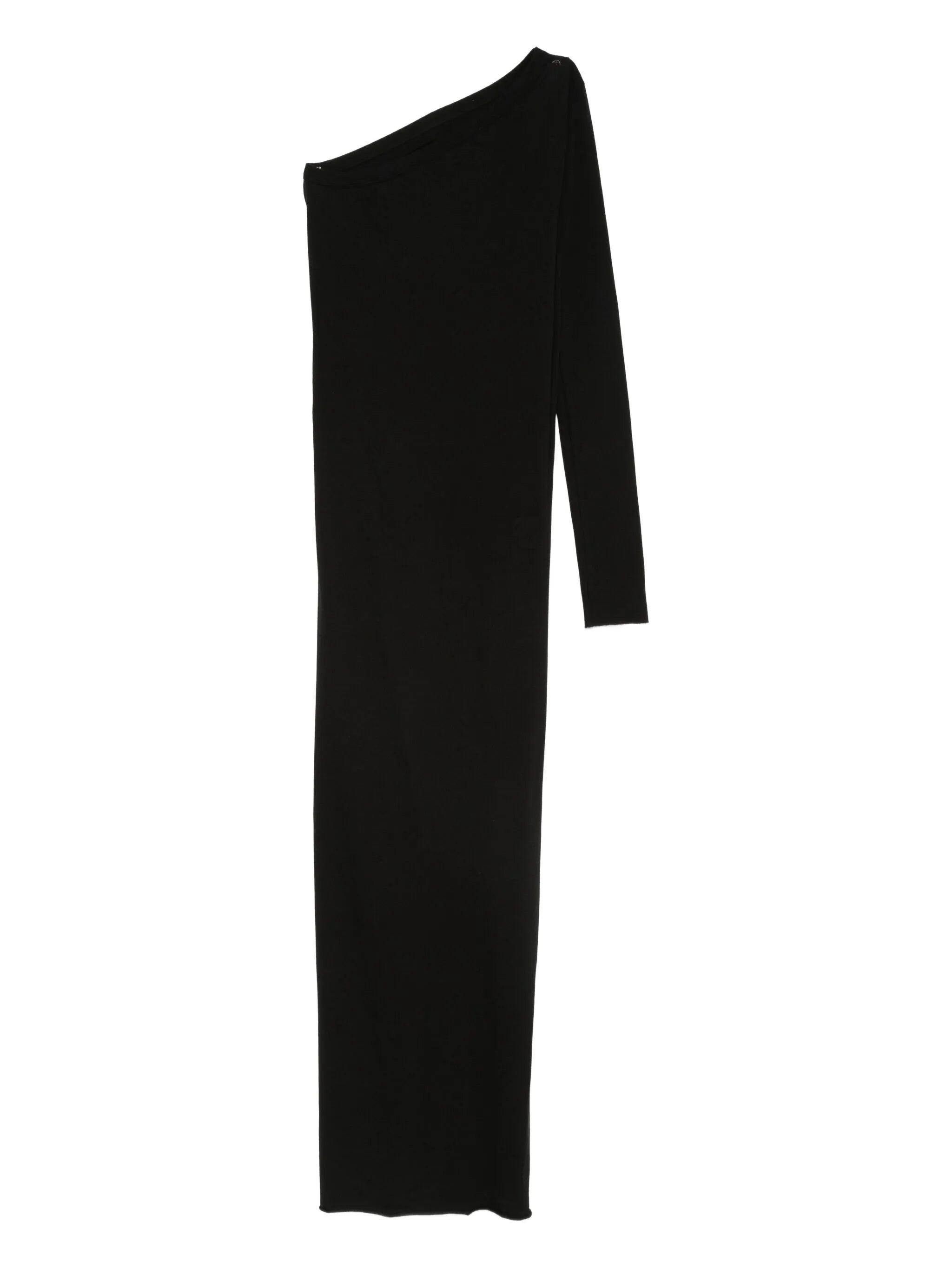 Rick Owens Drkshdw Asymmetrical-neckline Maxi Dress - 1