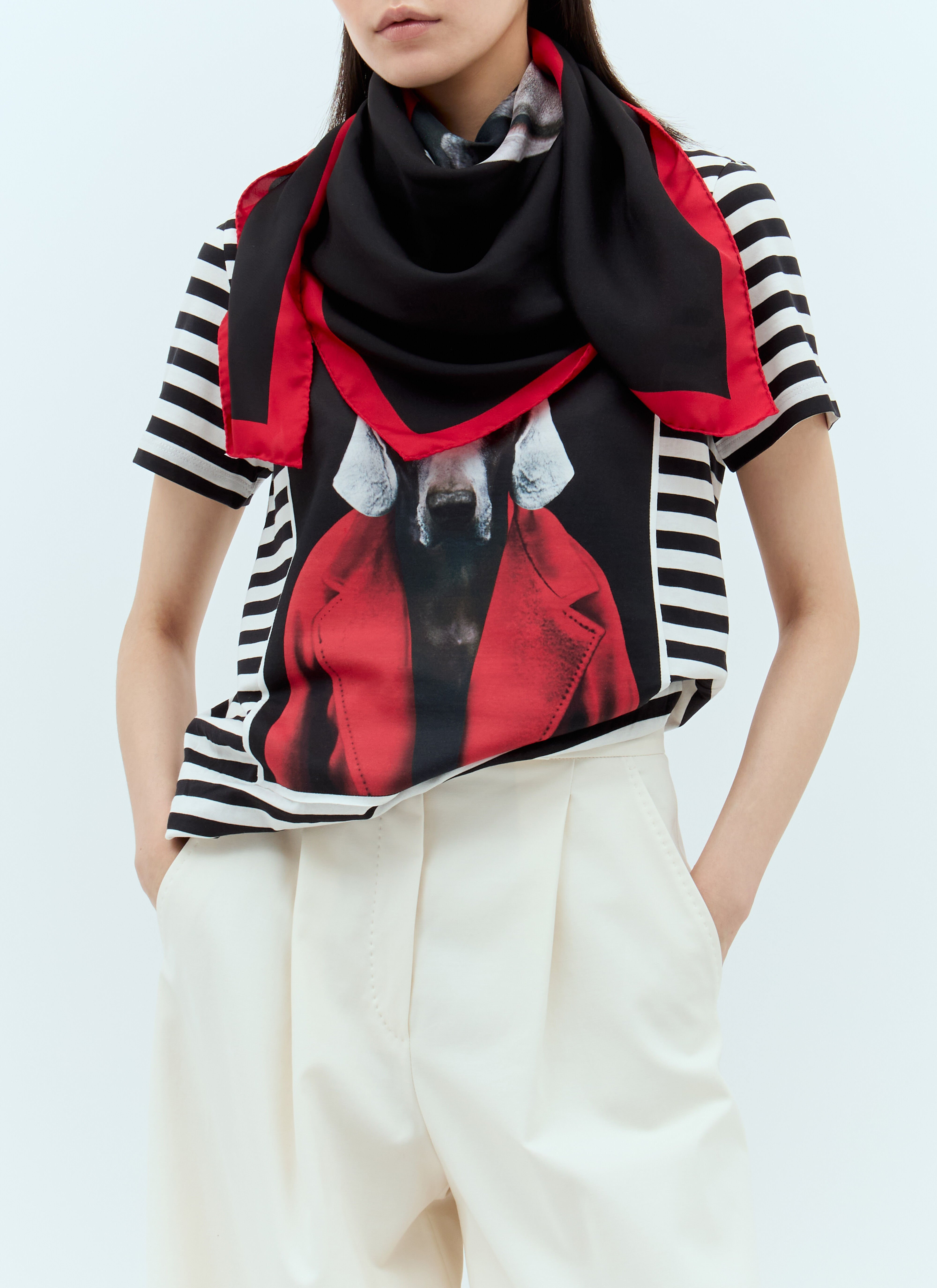 Printed Silk Scarf - 3