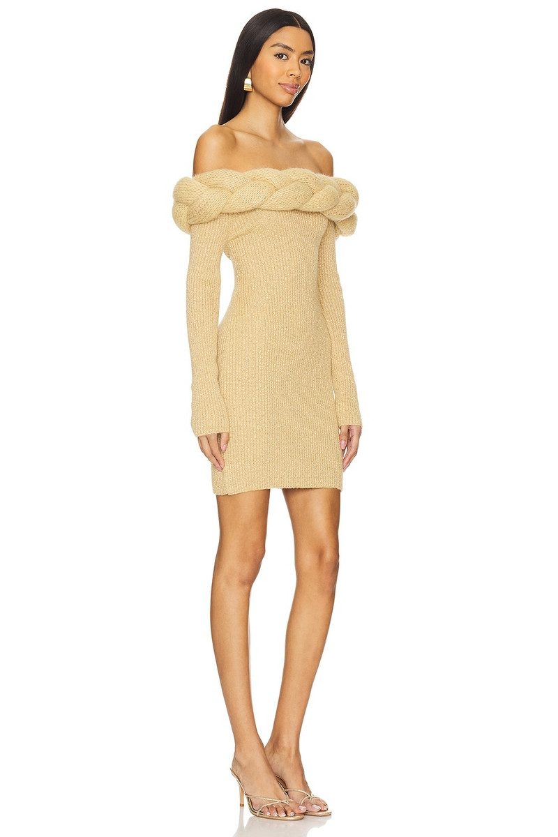 VAILLANT Oversized Braid Knitted Mini Dress outlook