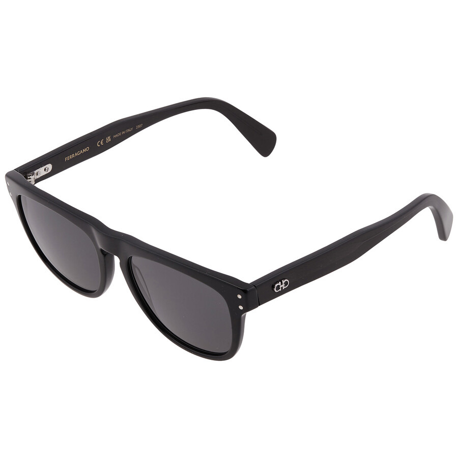 Ferragamo Grey Square Men's Sunglasses SF1111S 001 55 - 3
