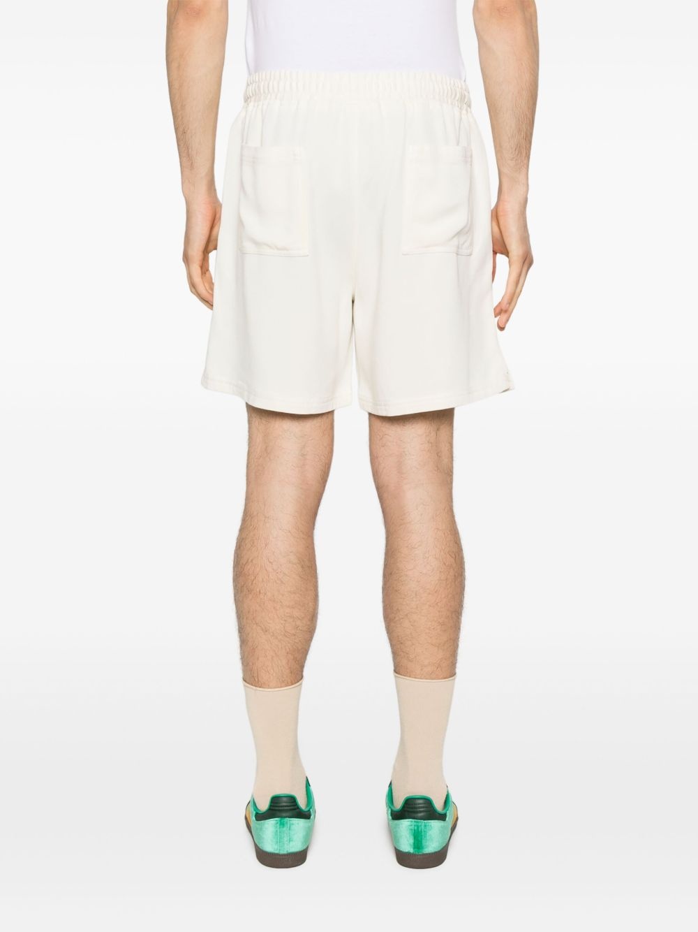 embroidered-logo shorts - 4