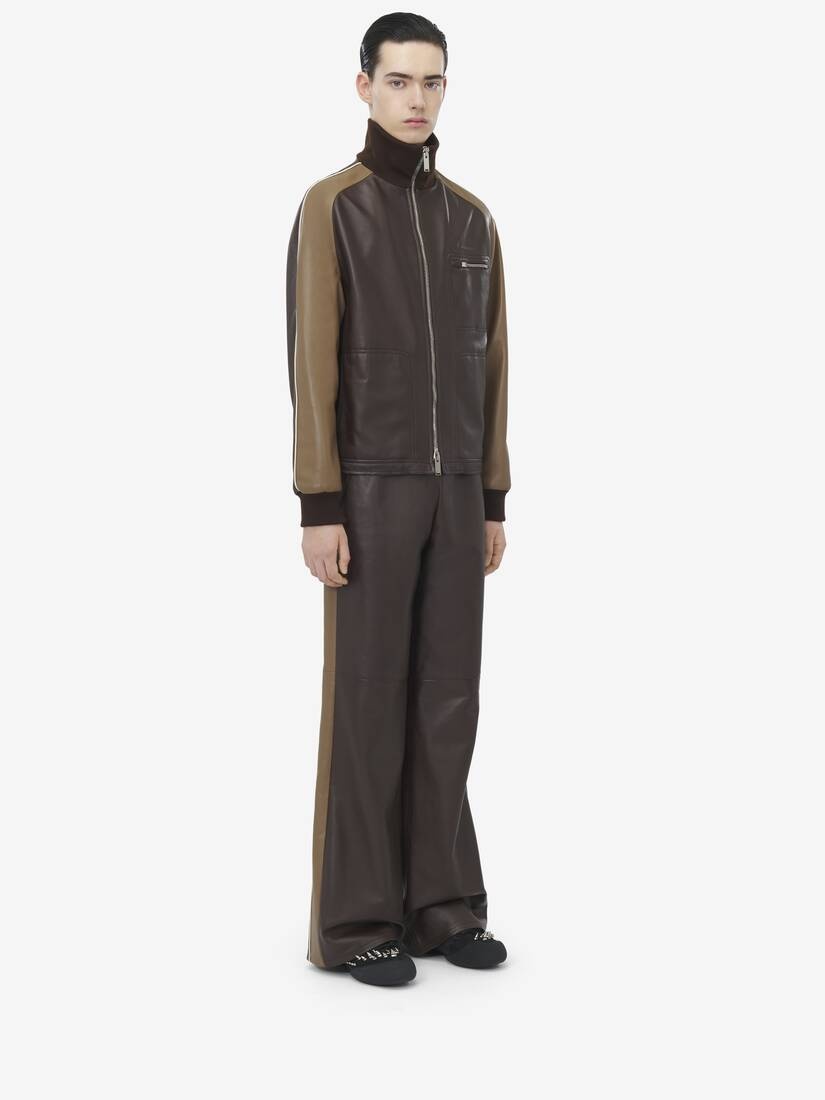 Leather Tracksuit Jacket - 4
