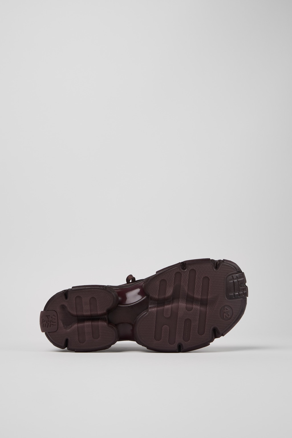 Burgundy Caged Sneakers - 5