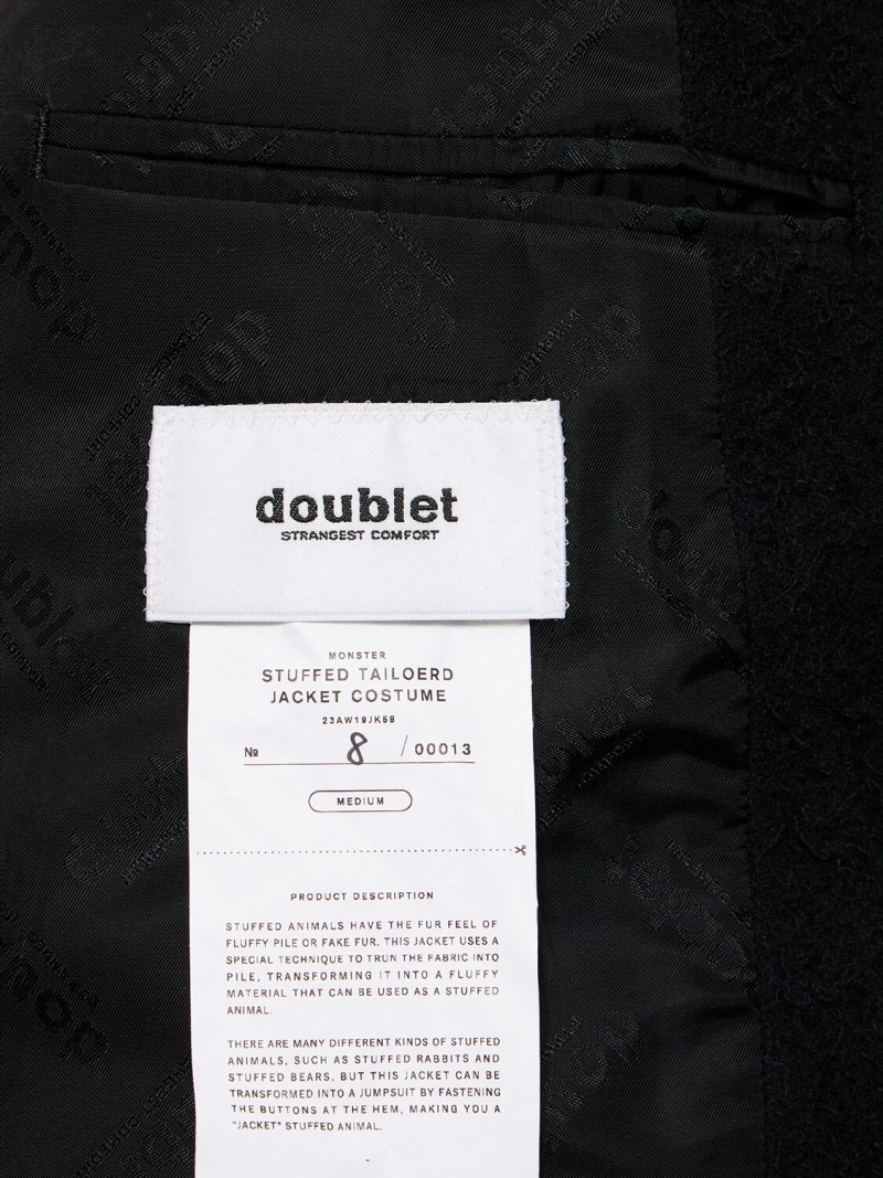 Stuffed tailored wool jacket - 6