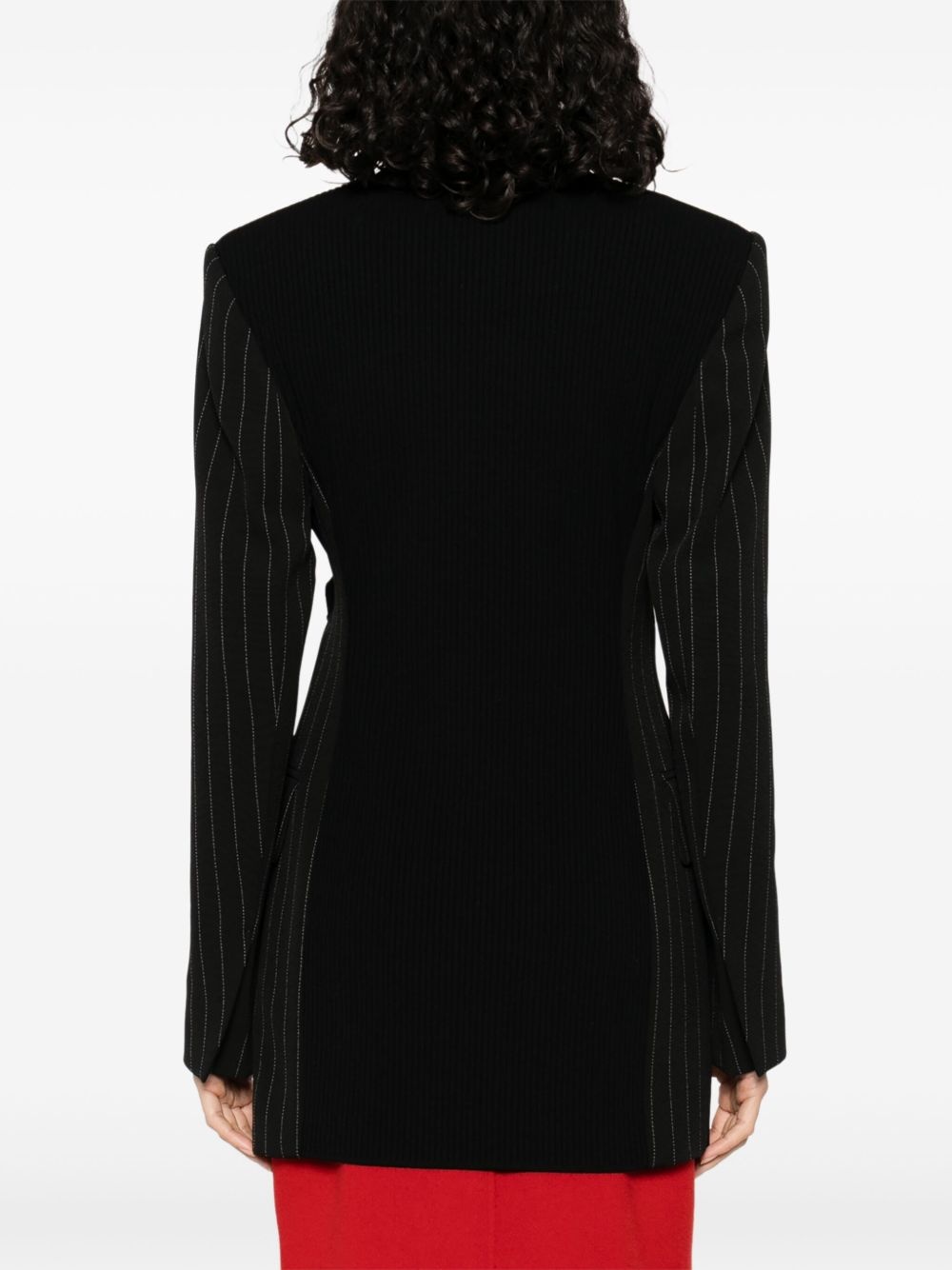 pinstriped blazer - 4