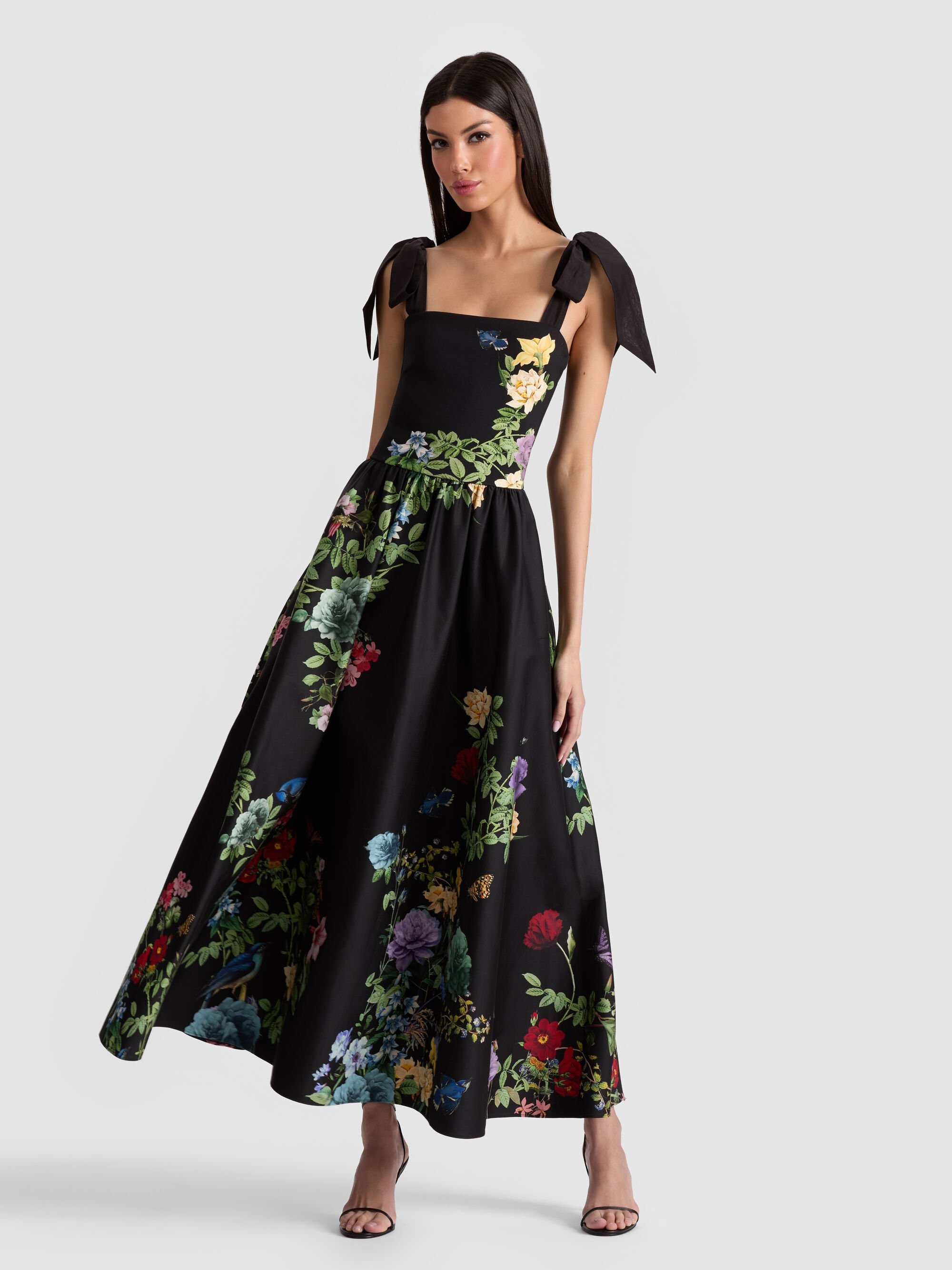 ORIANA DROP WAIST MIDI DRESS - 6