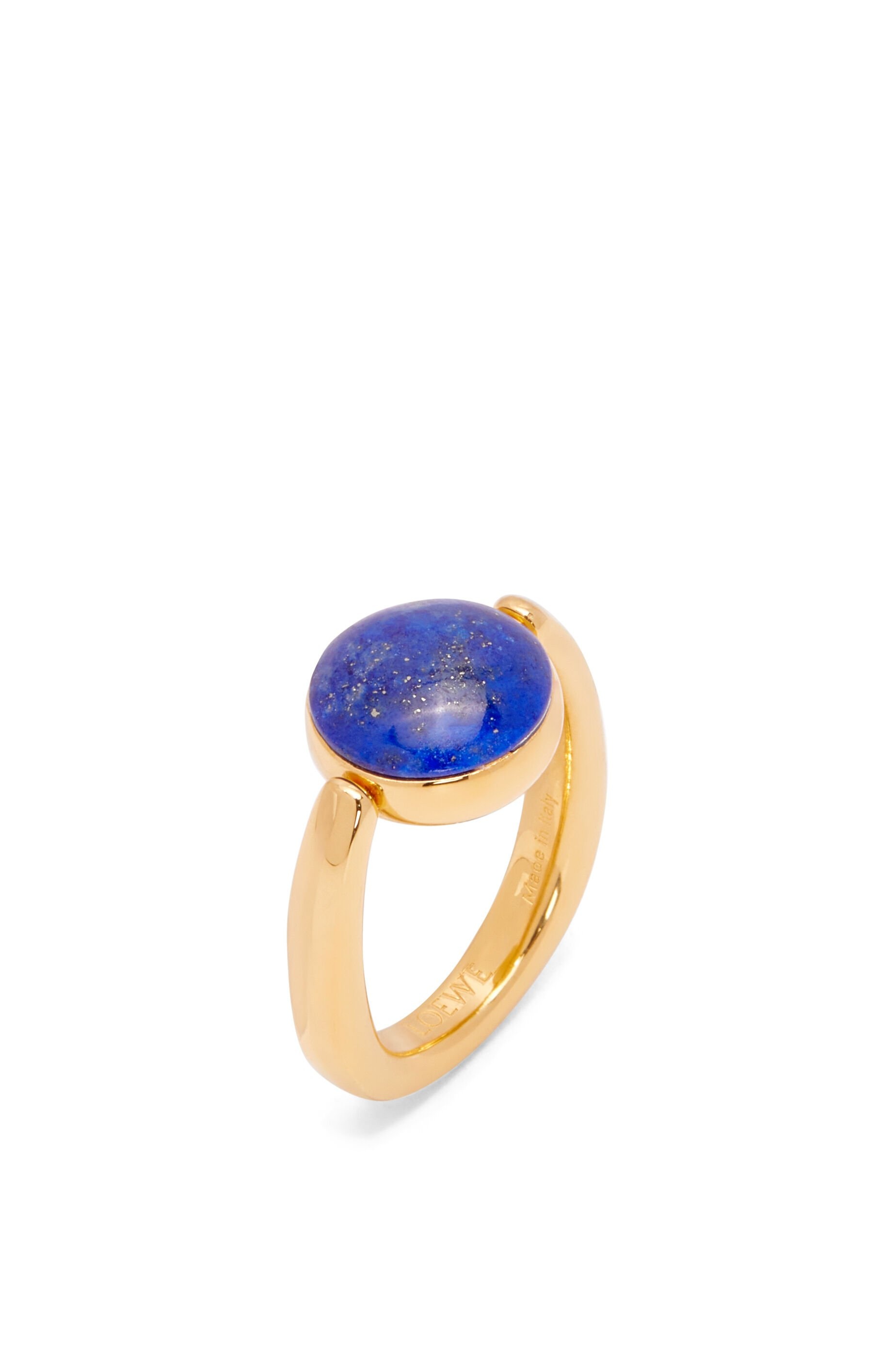 Anagram Pebble ring in sterling silver and lapis lazuli - 2