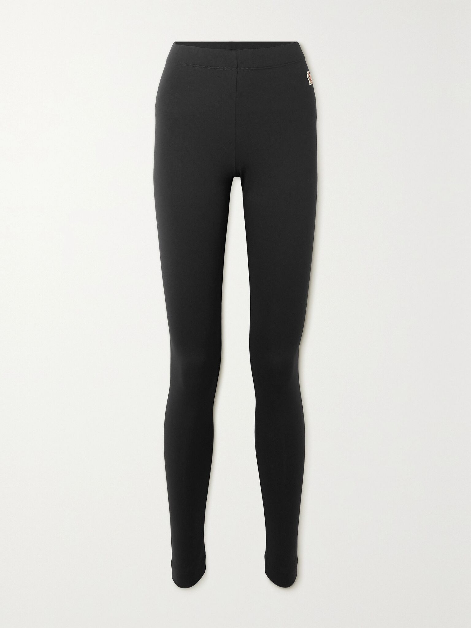 Appliquéd Polartec stretch-knit base layer leggings Black - 1