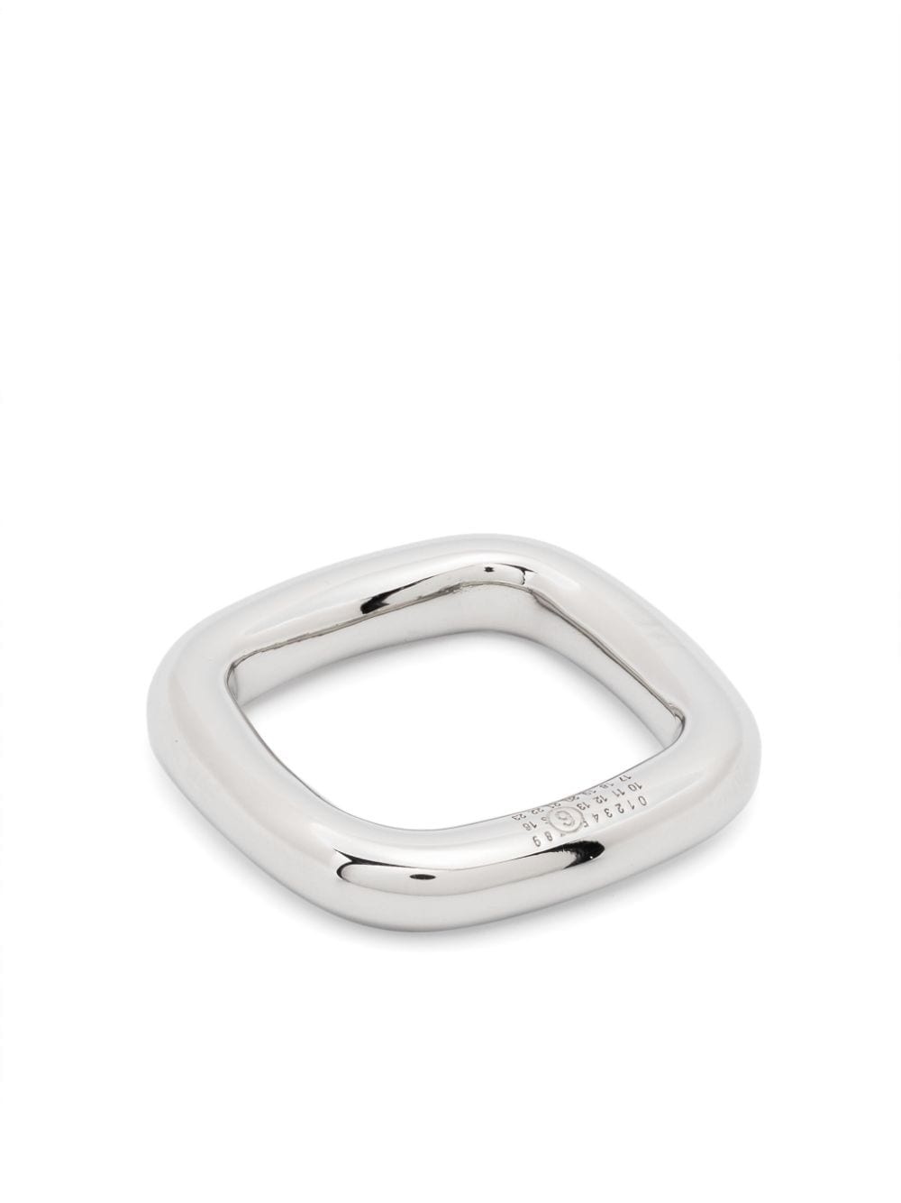 numbers-motif square ring - 1