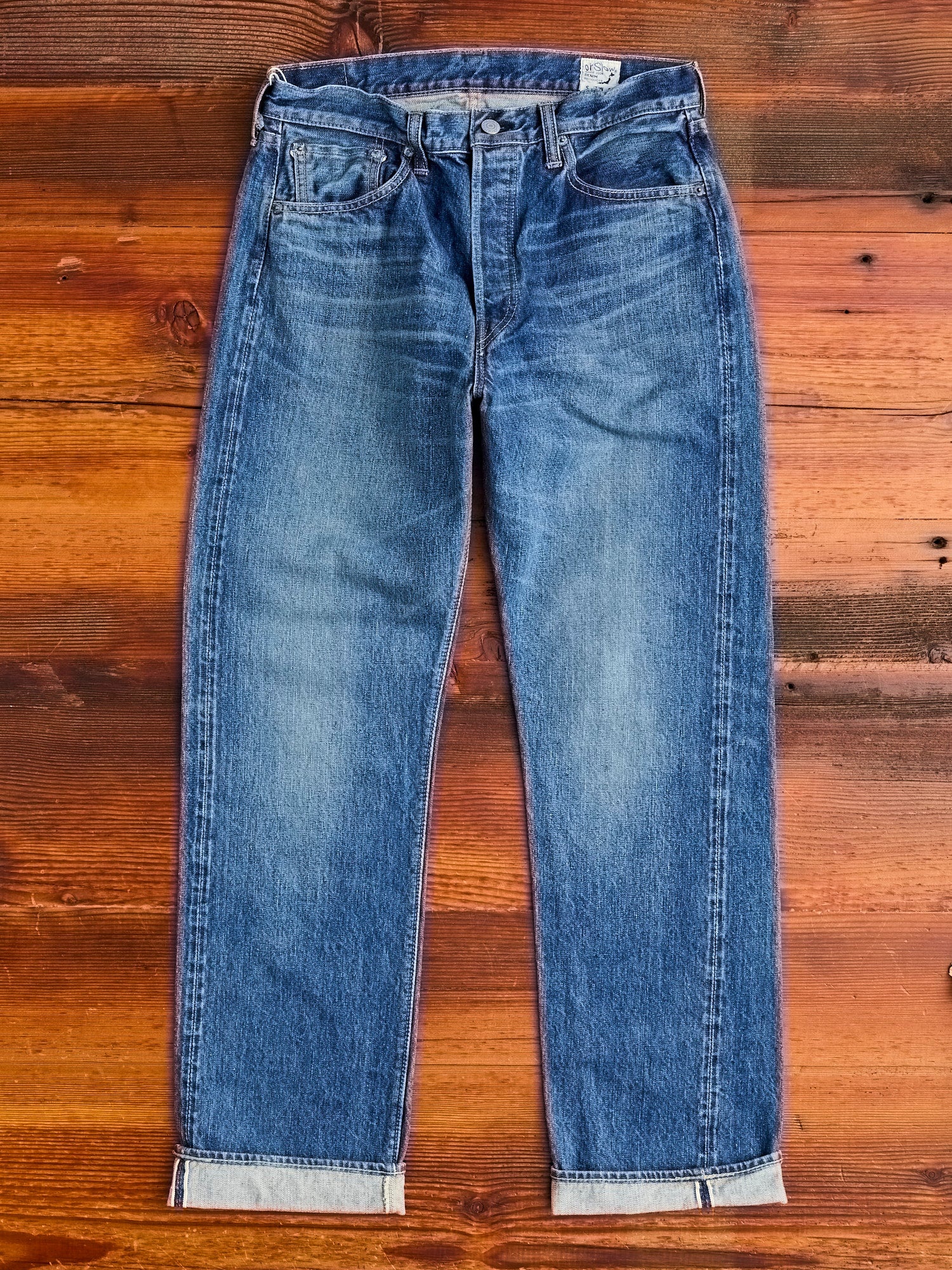 105 "2 Year Wash" 13.5oz Selvedge Denim - Standard Fit - 1