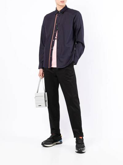 Paul Smith contrasting-stripe detail shirt outlook