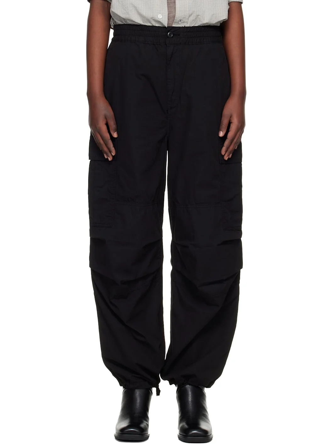 Black Jet Cargo Pants - 1