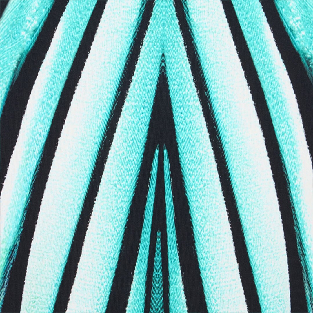 Ray Of Sea Print Dress Midi - 5