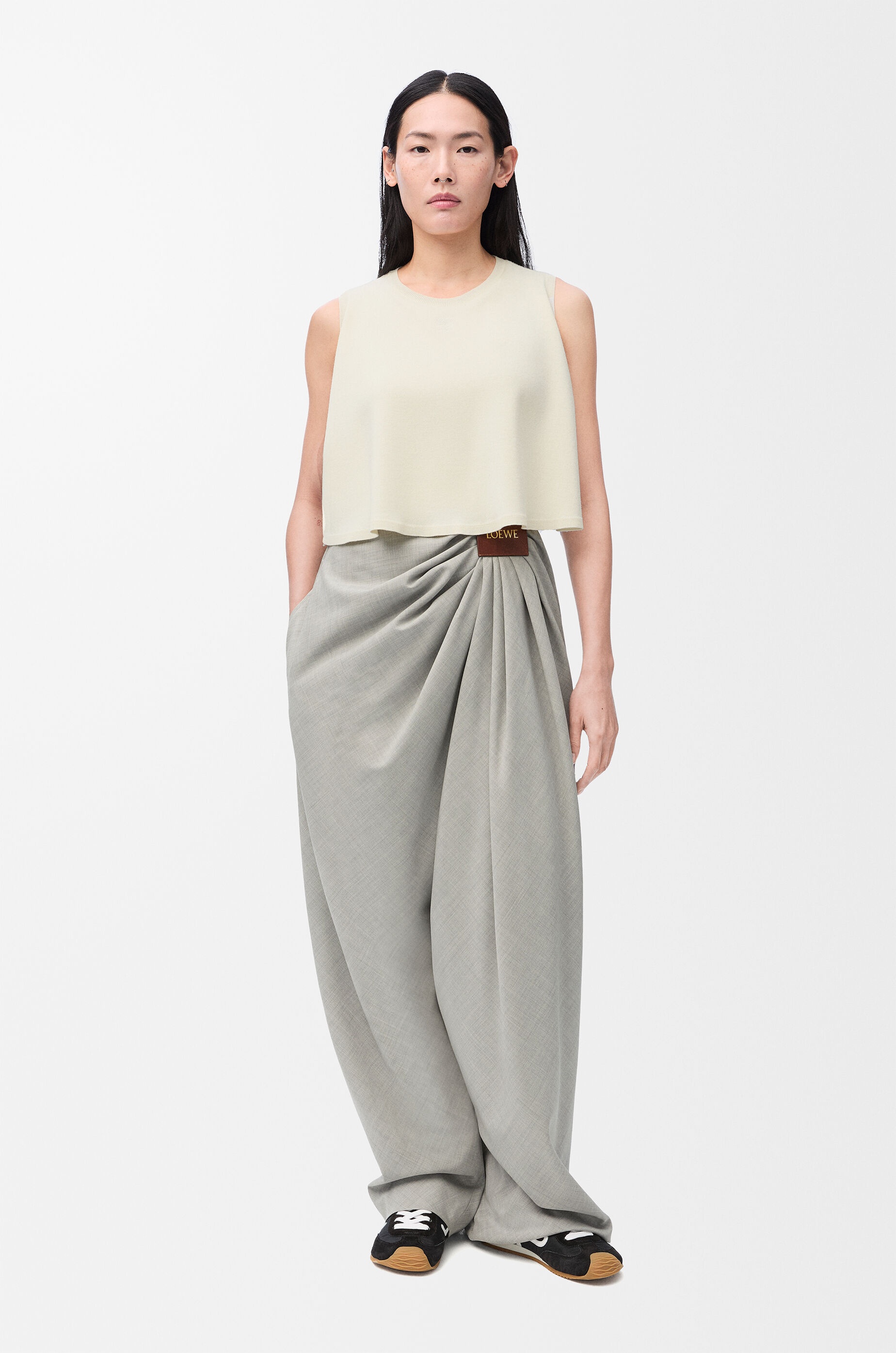 Sleeveless sweater in wool - 2