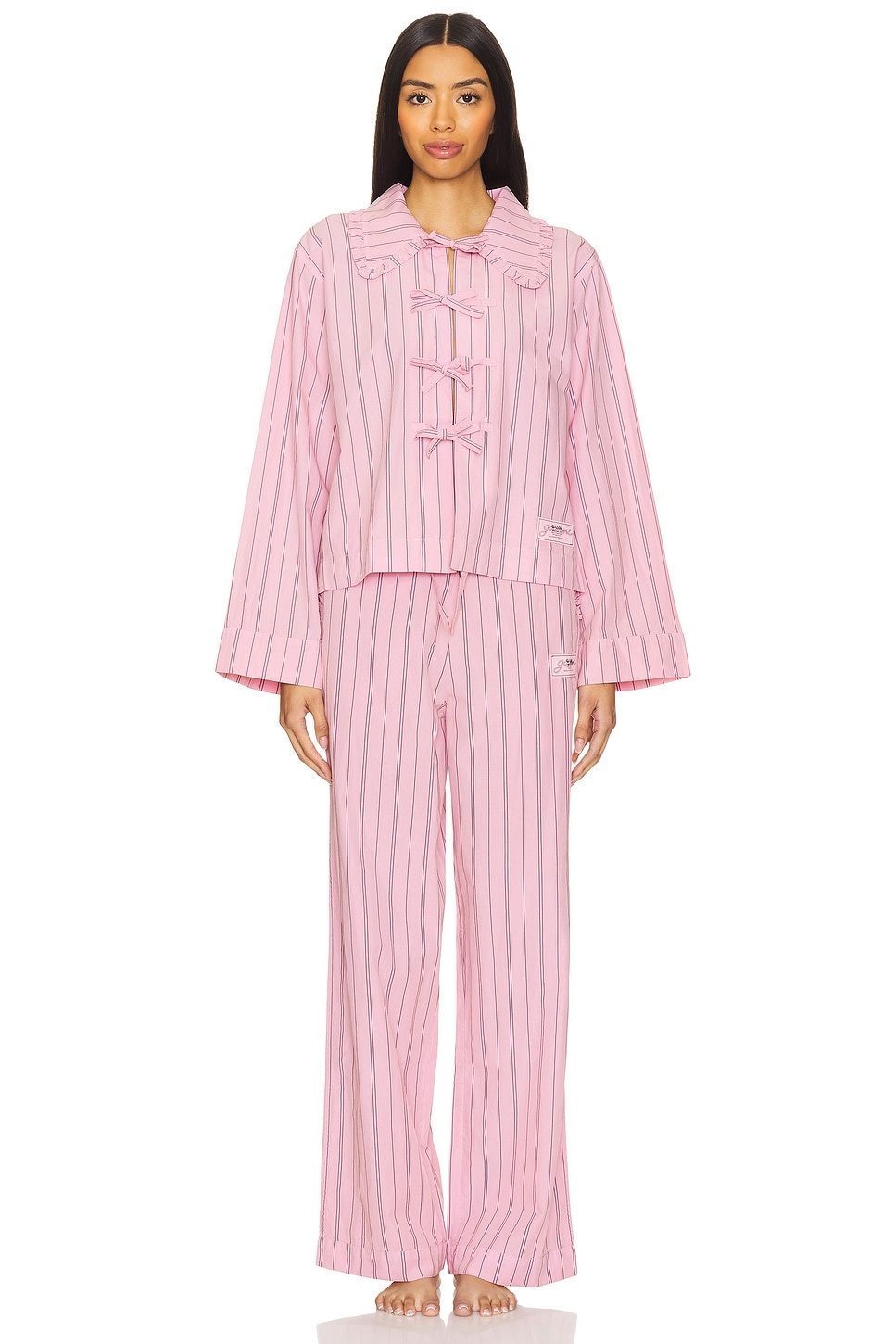 Stripe Cotton Pyjamas Shirt - 4
