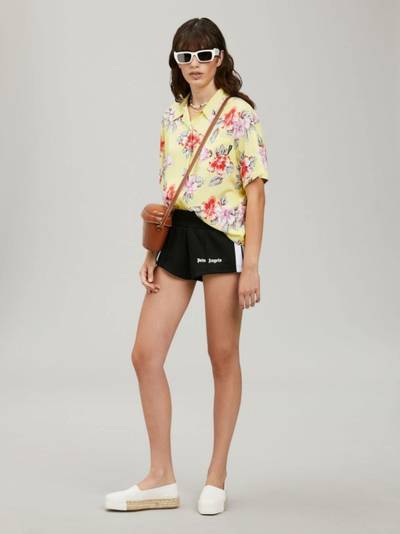 Palm Angels BLACK TRACK SHORTS outlook