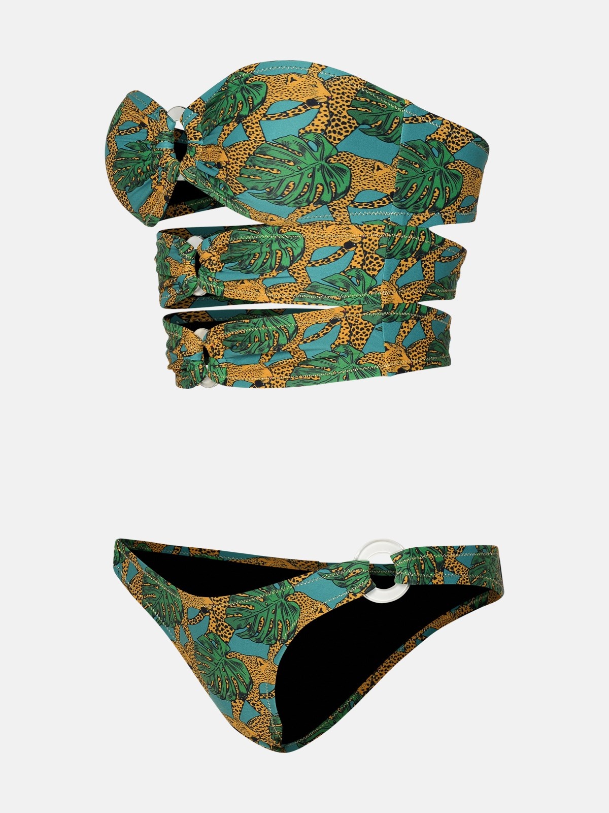 MULTICOLOR POLYAMIDE BIKINI - 2