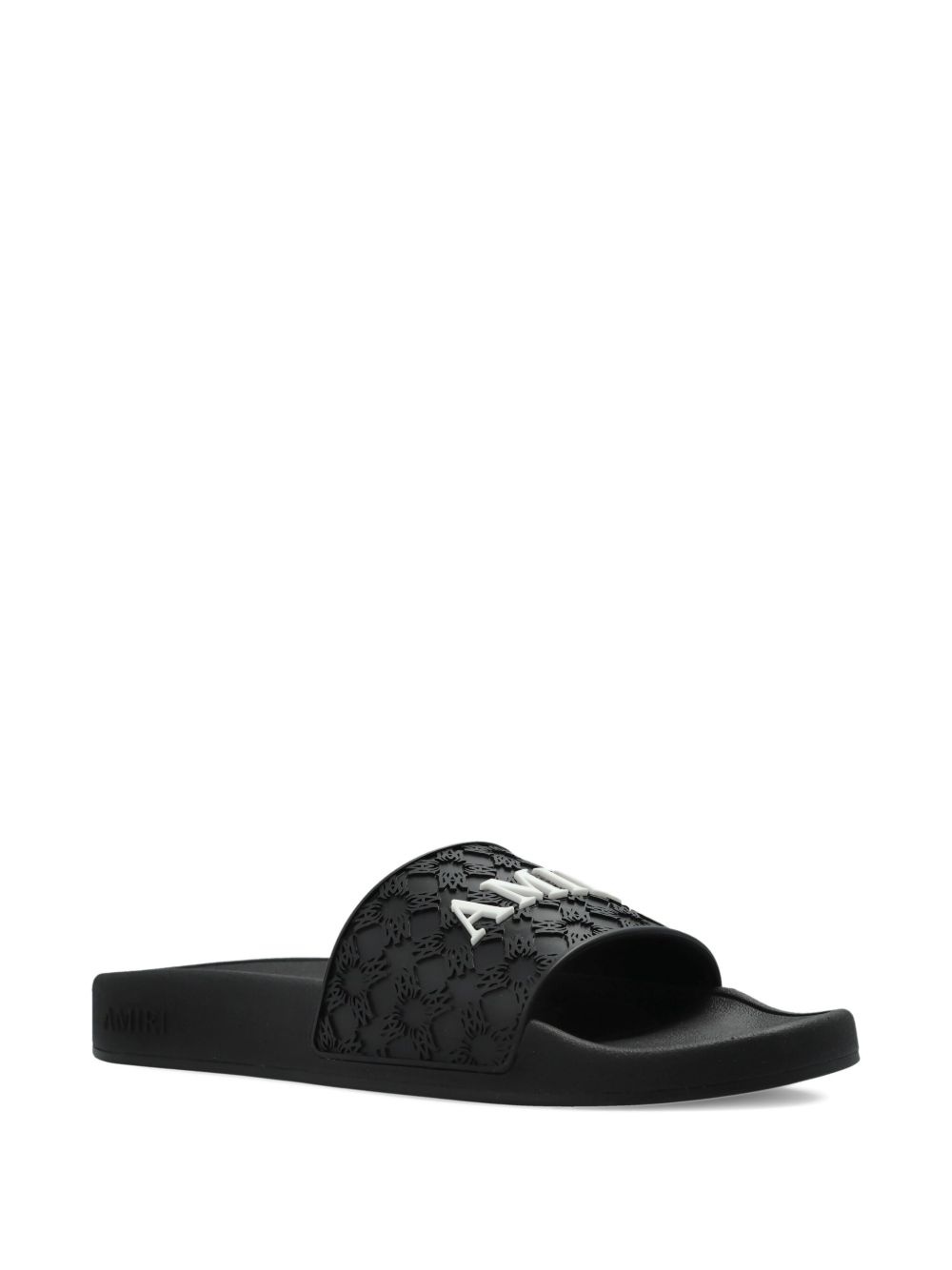 MA Quad logo-embossed slides - 2