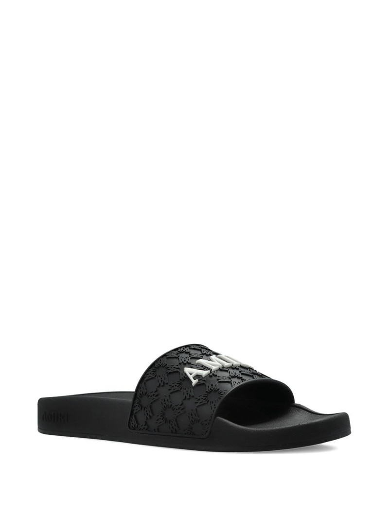 AMIRI MA Quad logo-embossed slides outlook