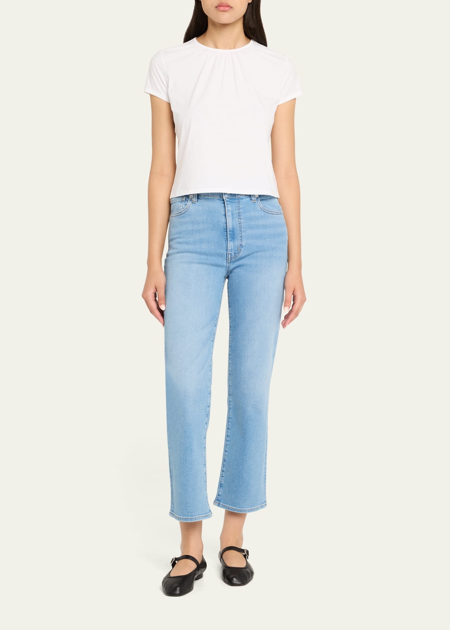 Le Sleek Straight Jeans - 2
