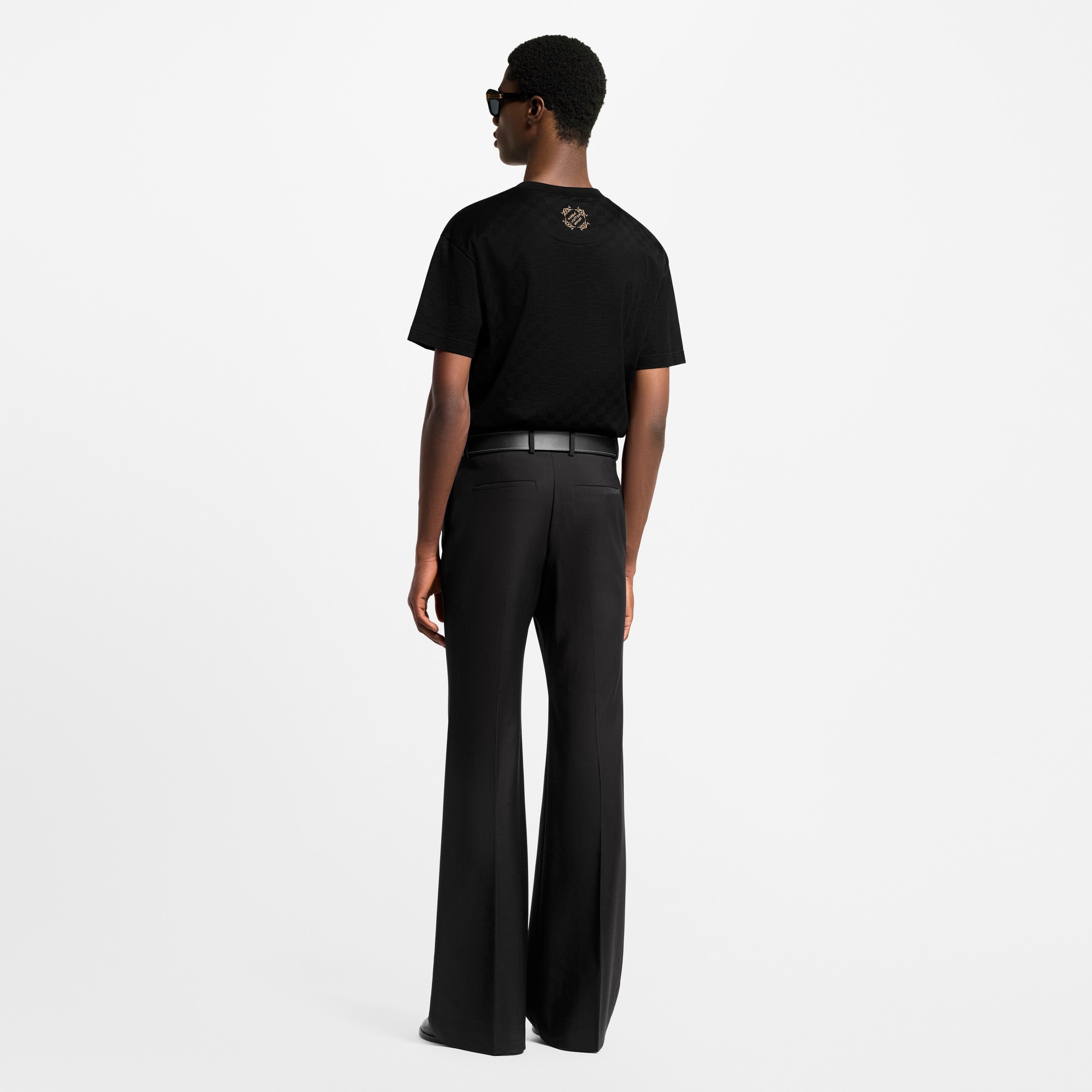 Embellished Damier Pique T-Shirt - 3
