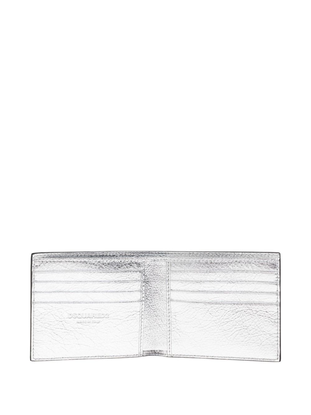 logo-plaque leather wallet - 4