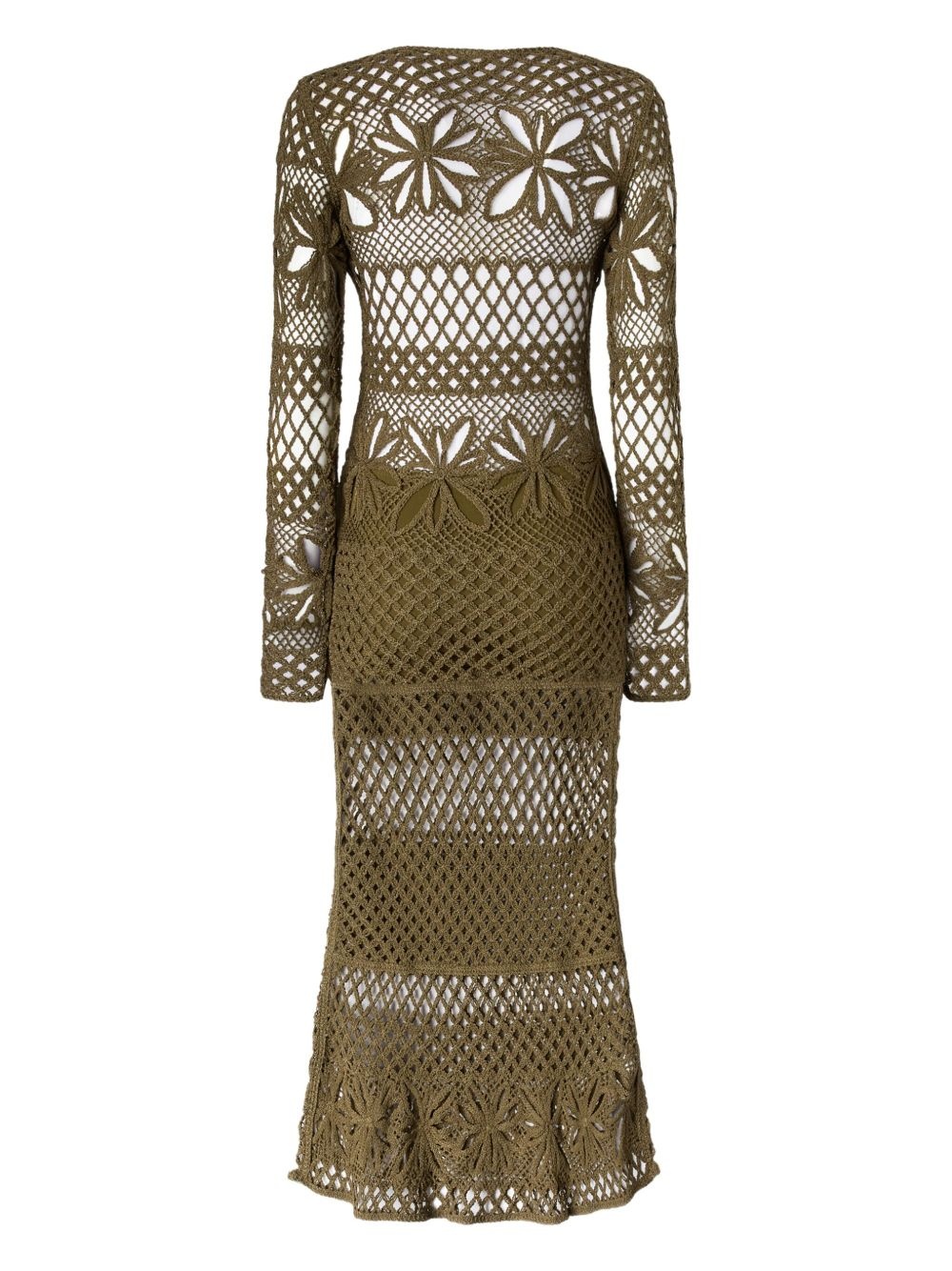 tricot maxi dress - 2