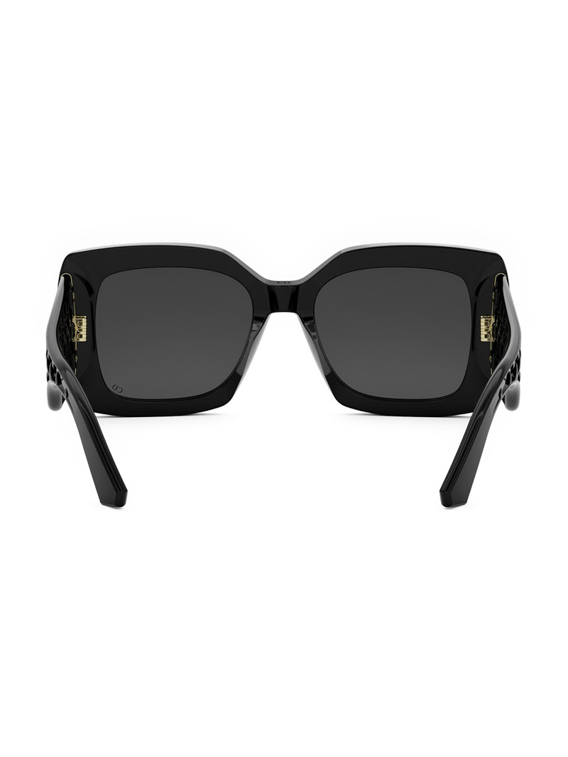 Women's VeryDior S1I 54MM Square Sunglasses - Dark Grey Black 5