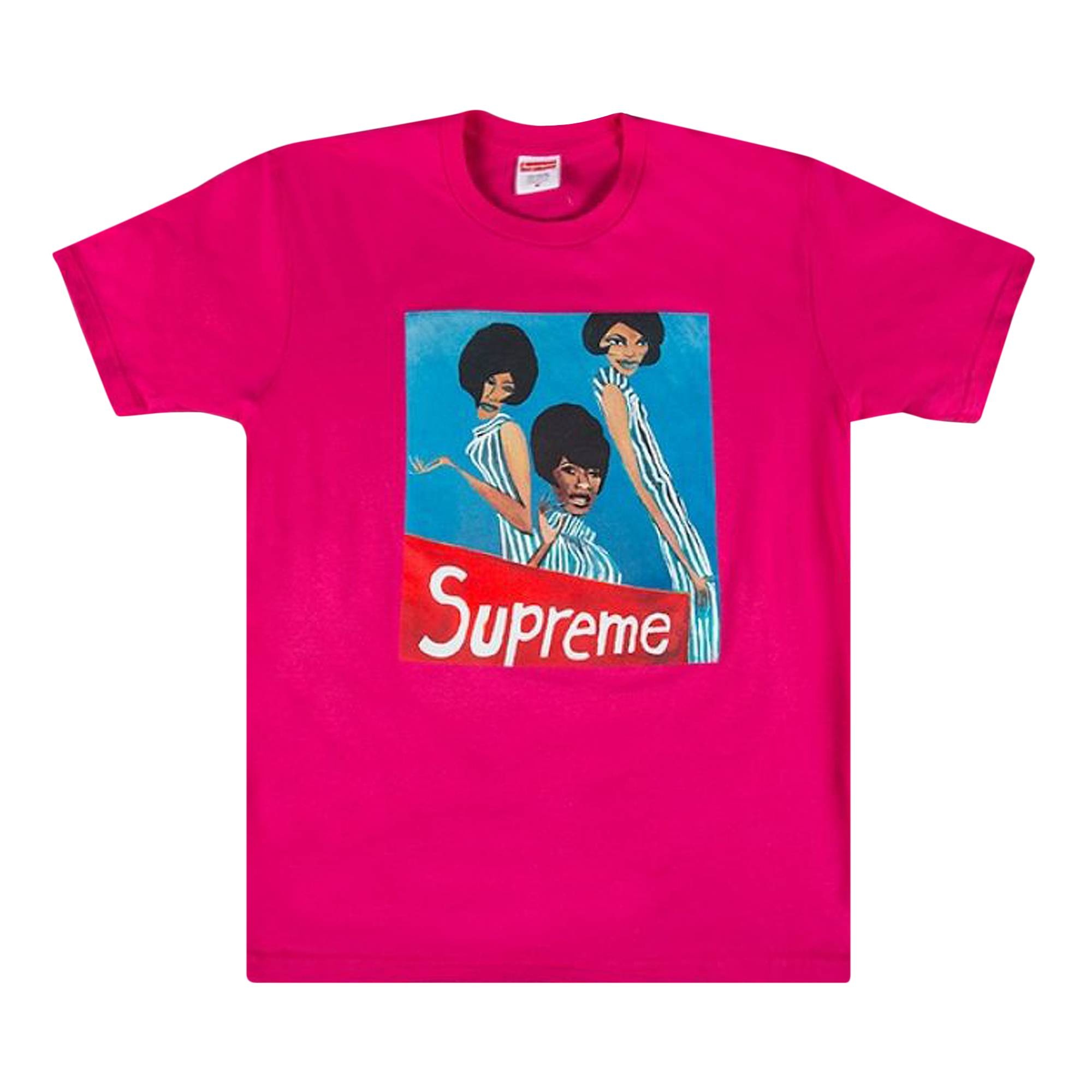 Supreme Group Tee 'Dark Pink' - 1