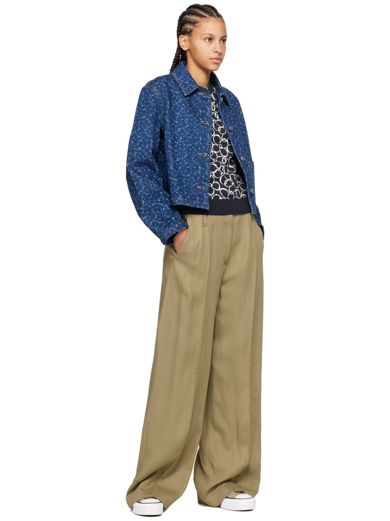 Converse Khaki Chuck Taylor All Star Lift Platform Sneakers outlook