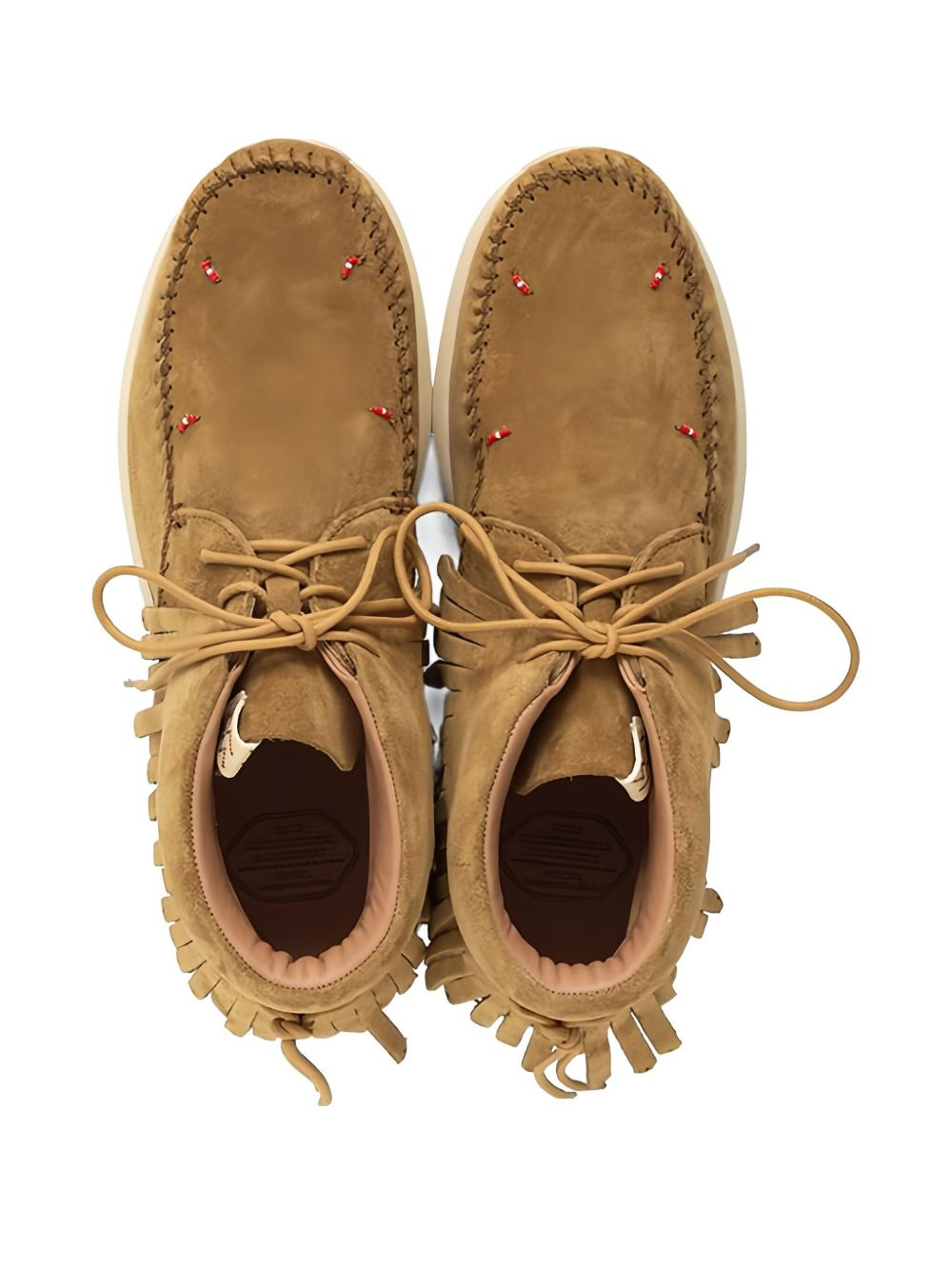fringed beaded boots - 3