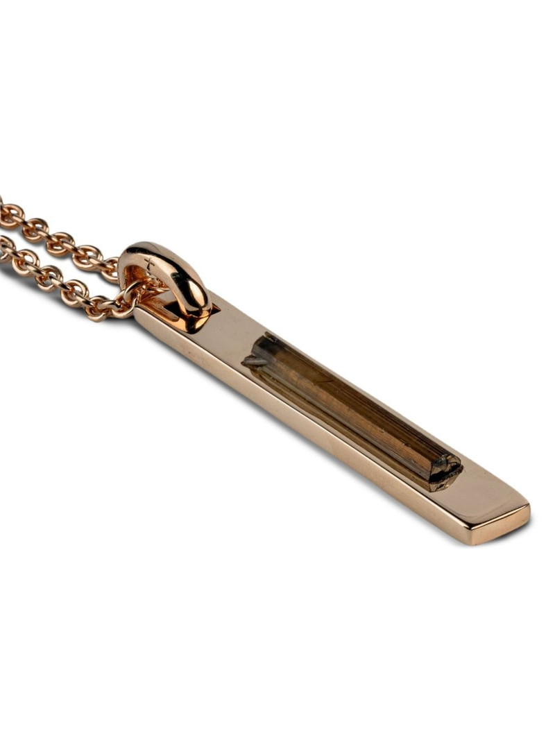 Parts of Four Plate dravite necklace outlook