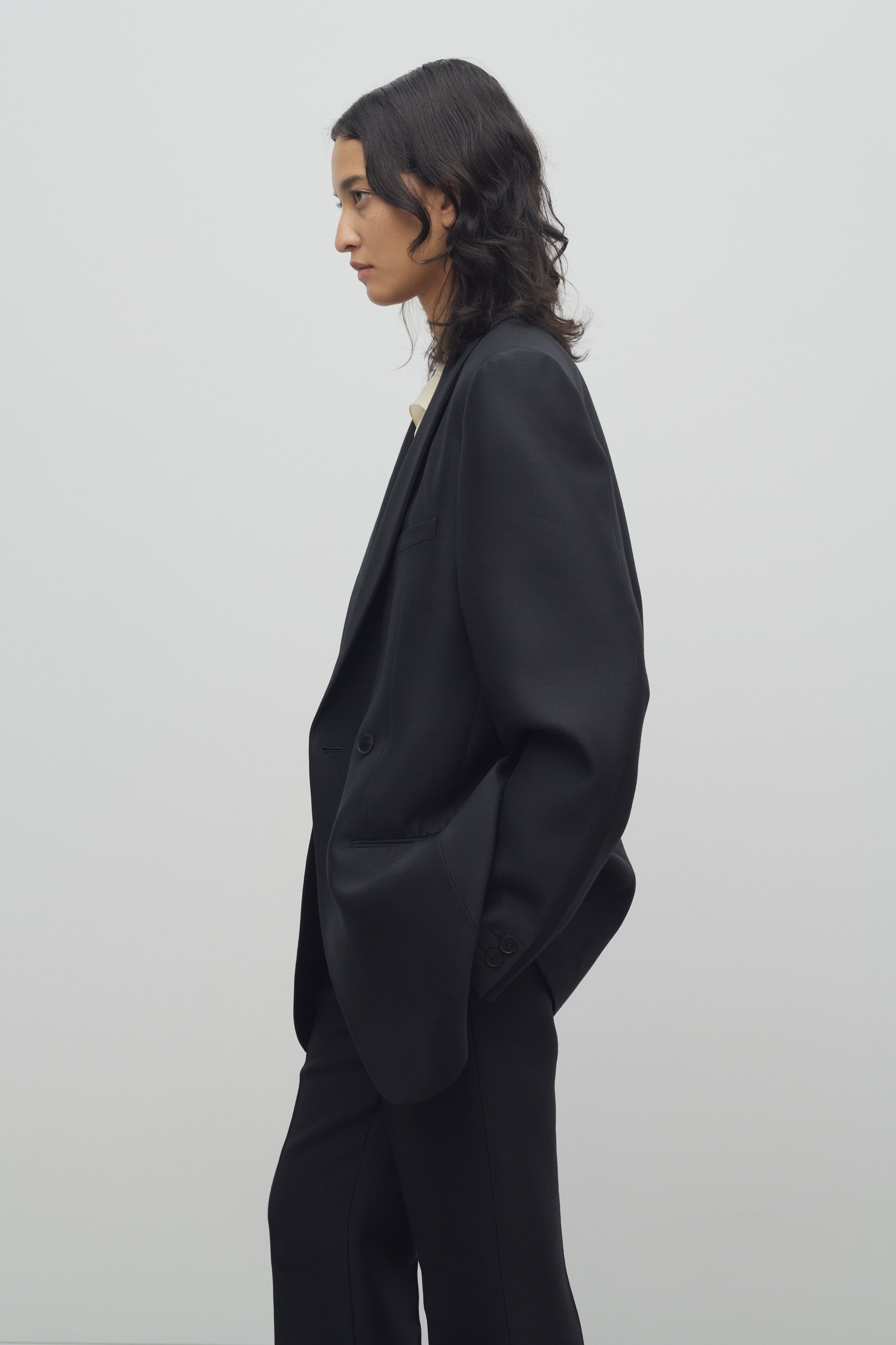 Deon Jacket in Wool and Silk - 4