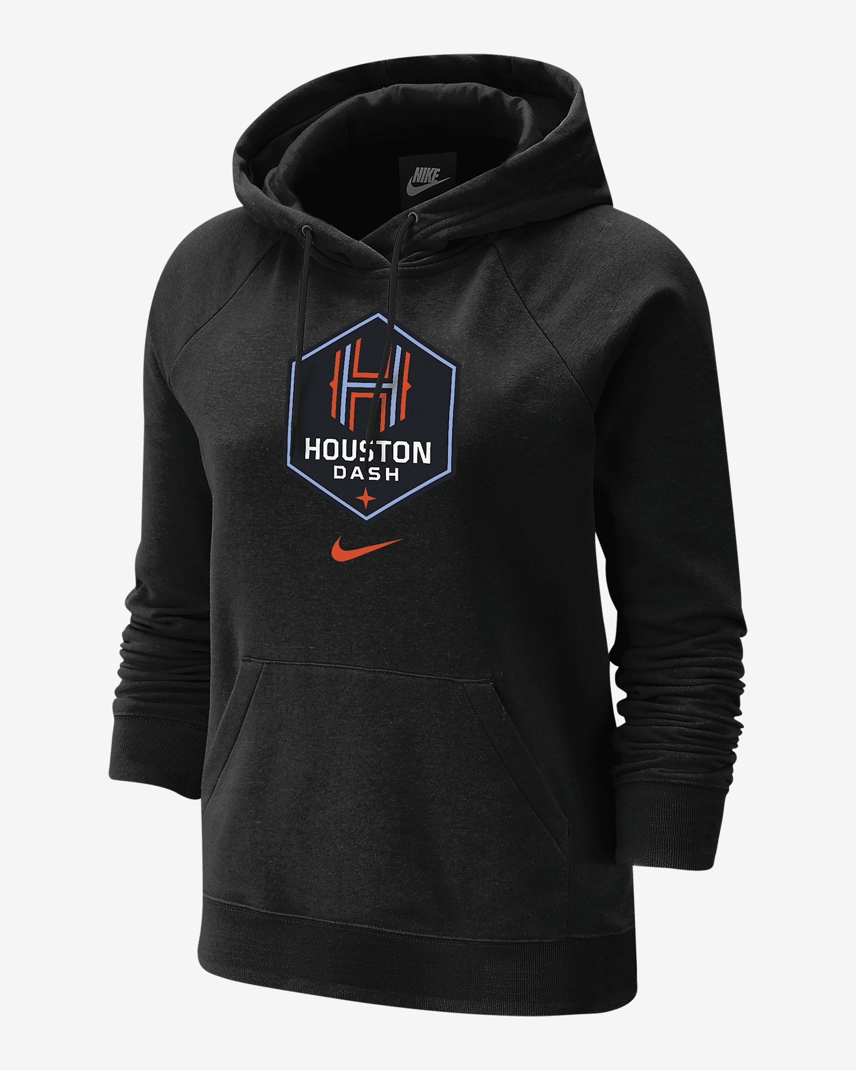 Houston Dash Nike Women's Soccer Varsity Fleece Hoodie - 1