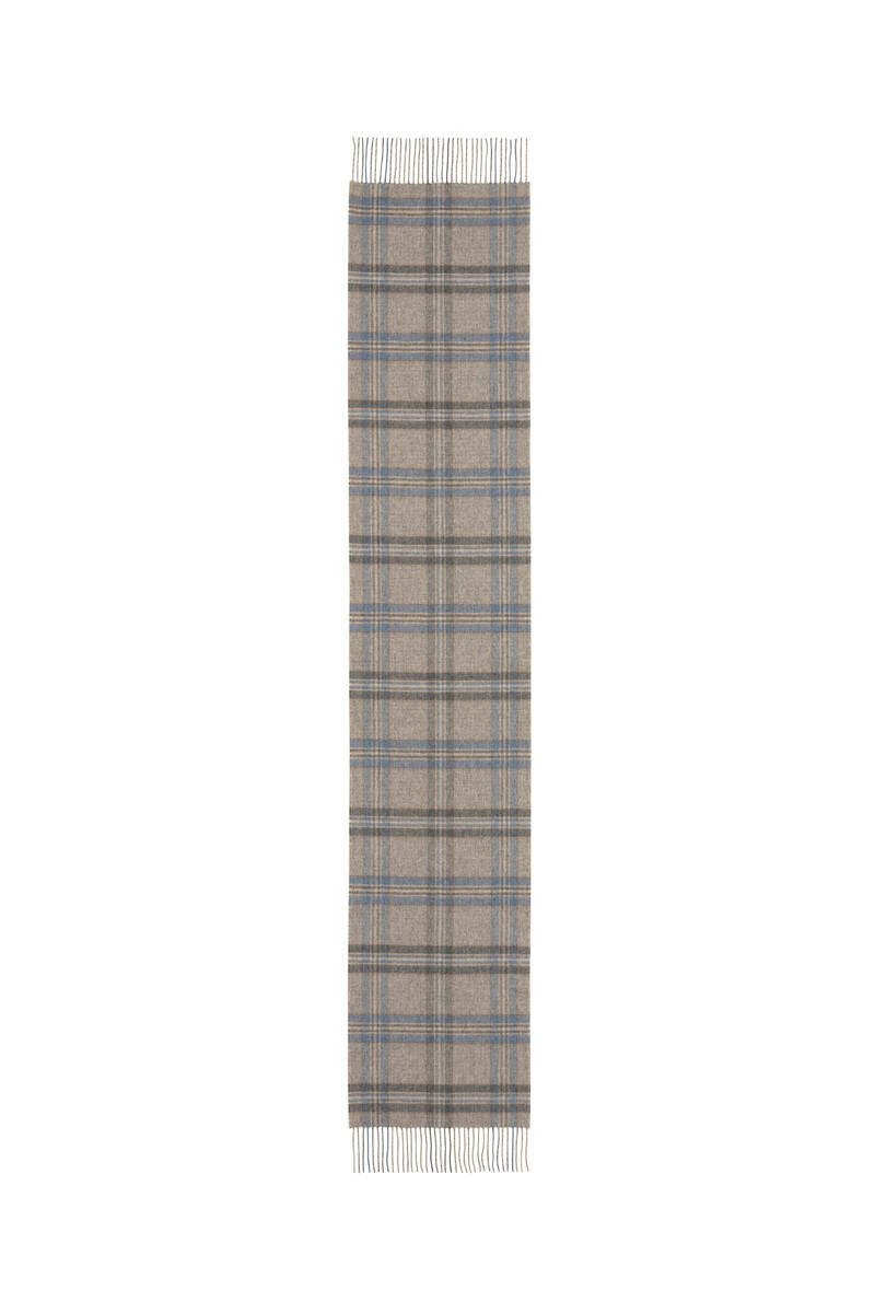 Wide Cashmere Tweed Scarf 3