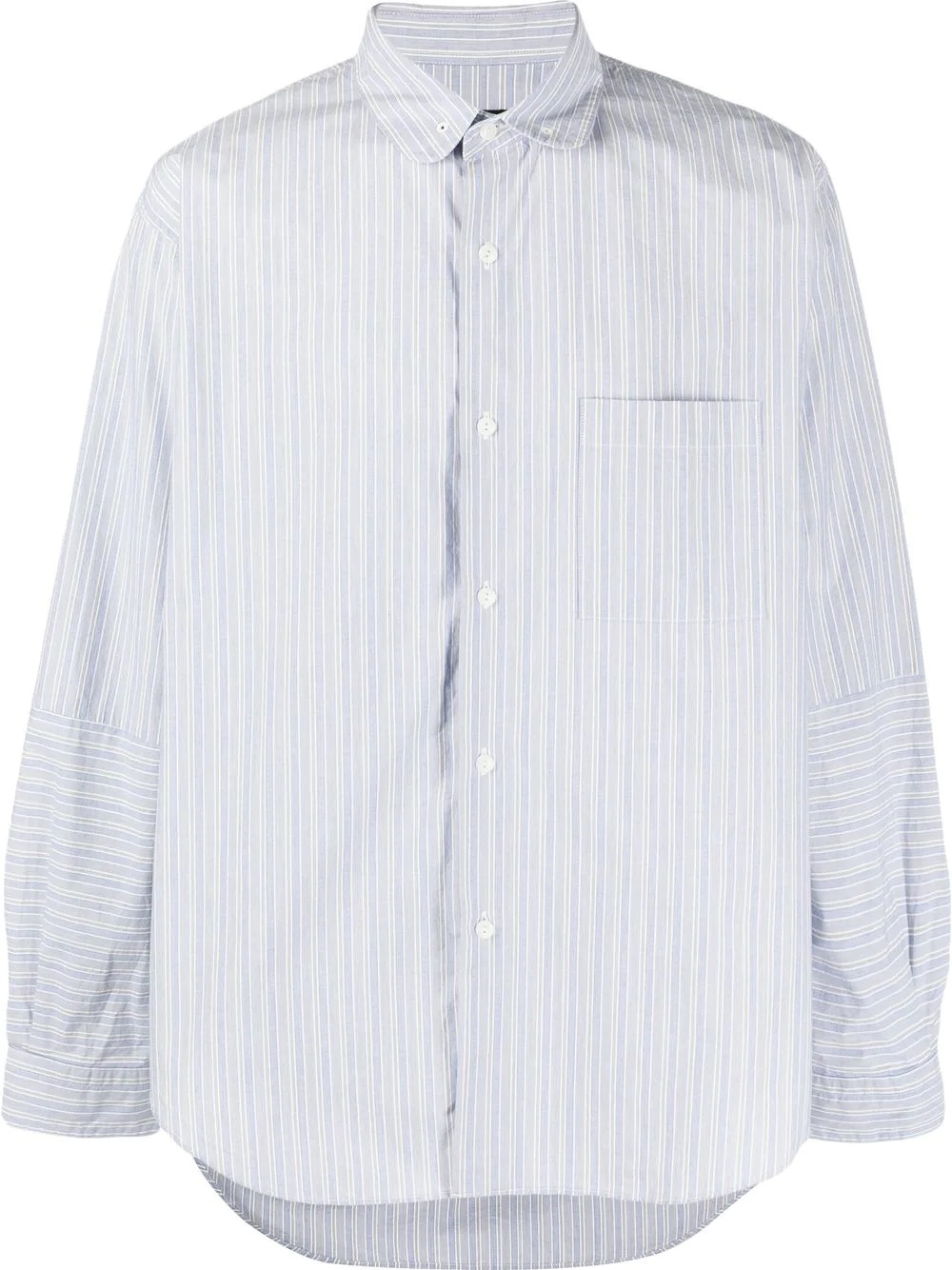 striped relaxed cotton shirt - 1