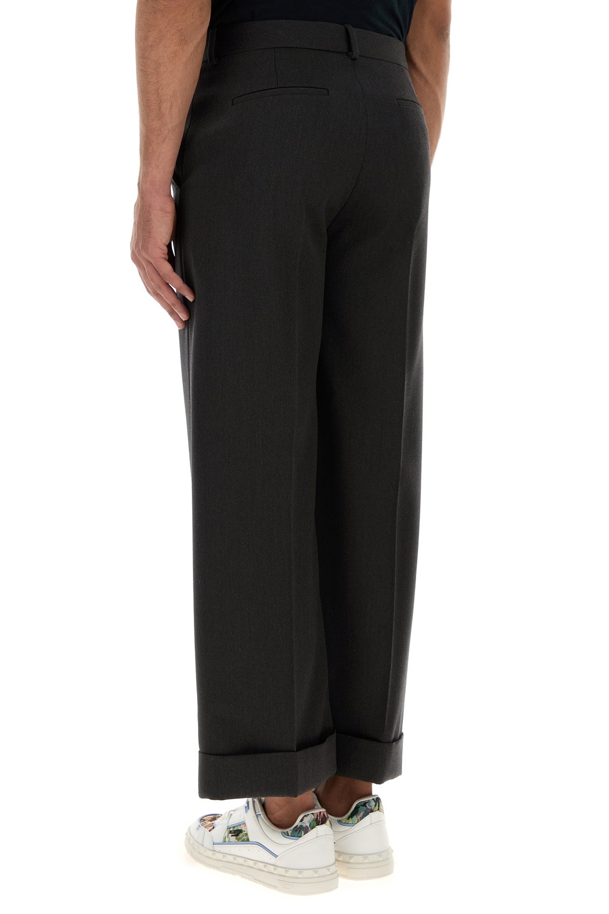 Charcoal wool pant - 4
