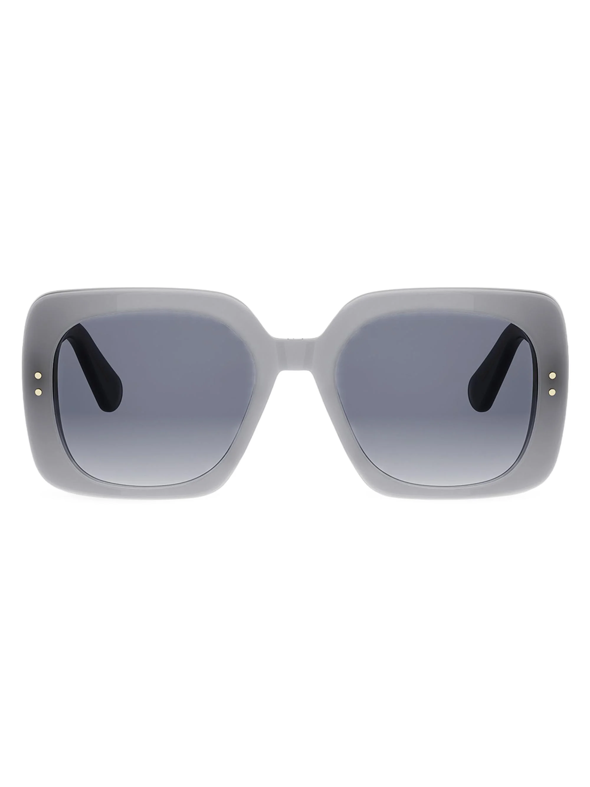 Women's Dior Oblique 54MM Square Sunglasses - Grey Gradient Blue - 1
