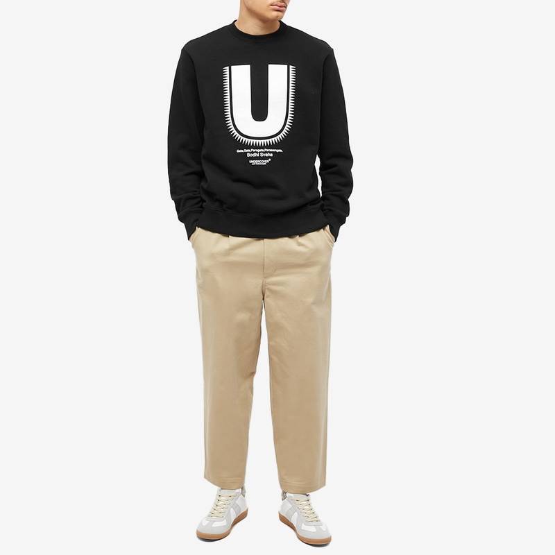 UNDERCOVER Undercover Radiating U Logo Crew Sweat outlook
