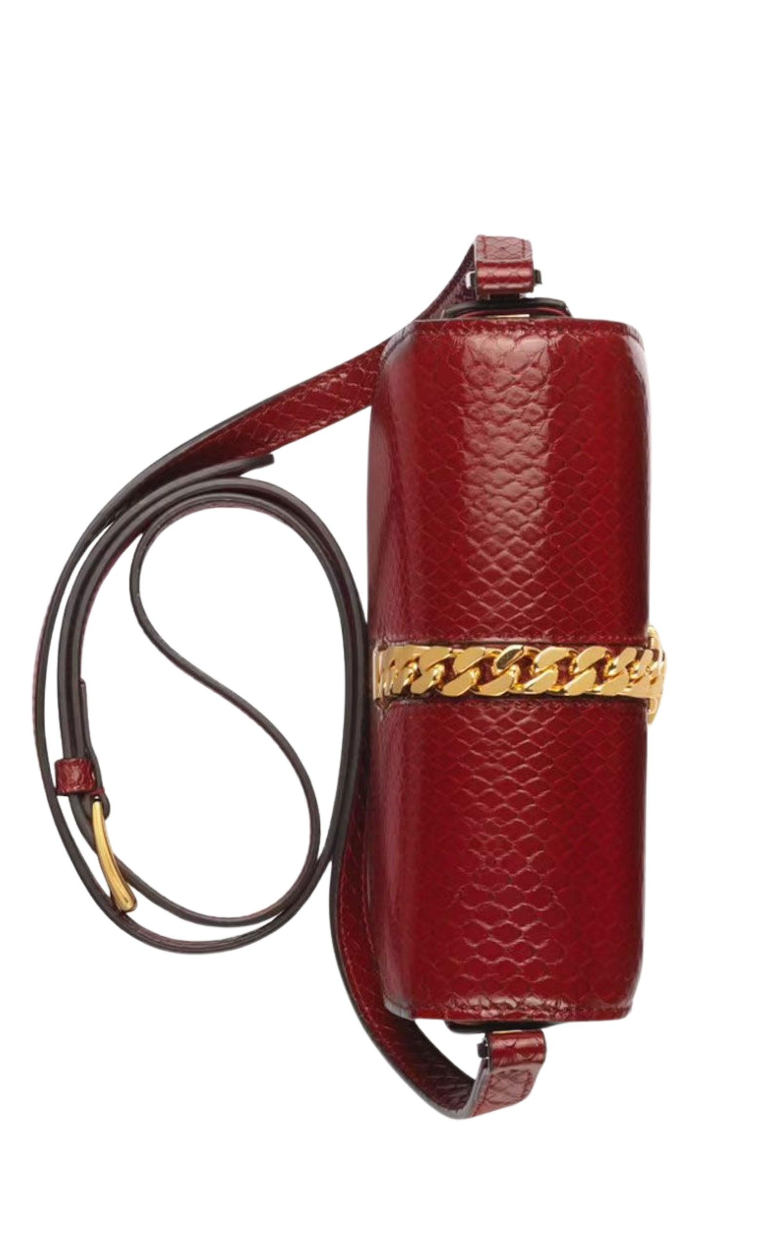 Sylvie 1969 Python Mini Shoulder Bag - 5