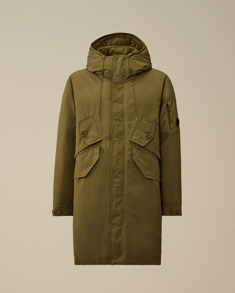 Micro-M (R) Long Hooded Down Jacket 1