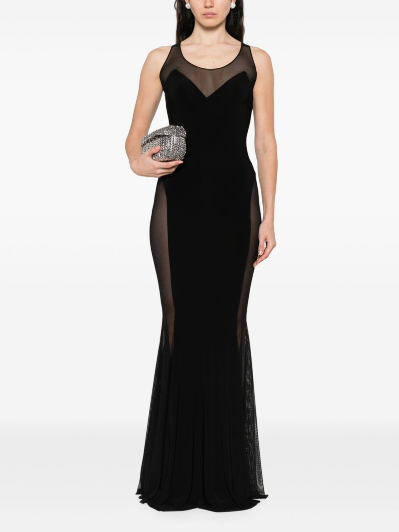 NORMA KAMALI panelled maxi dress outlook