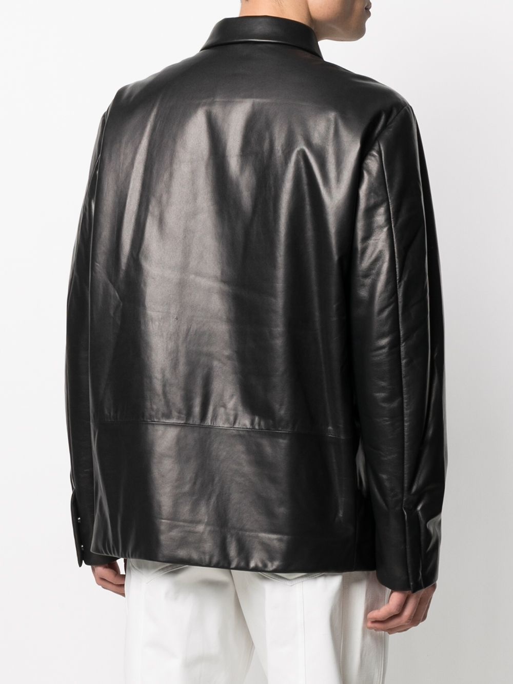 VLTN buttoned shirt jacket - 4