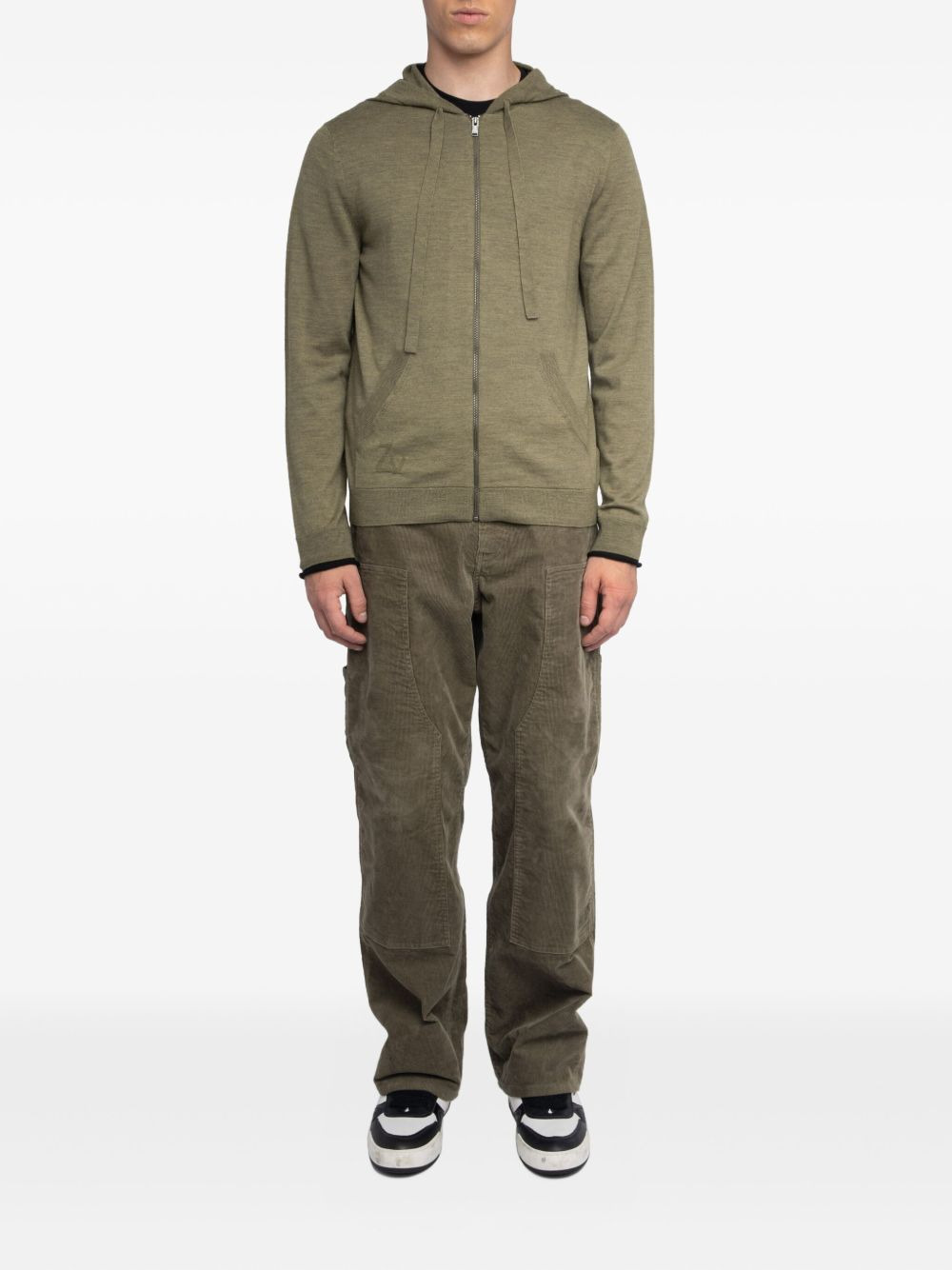 Clash zip-up hoodie - 2
