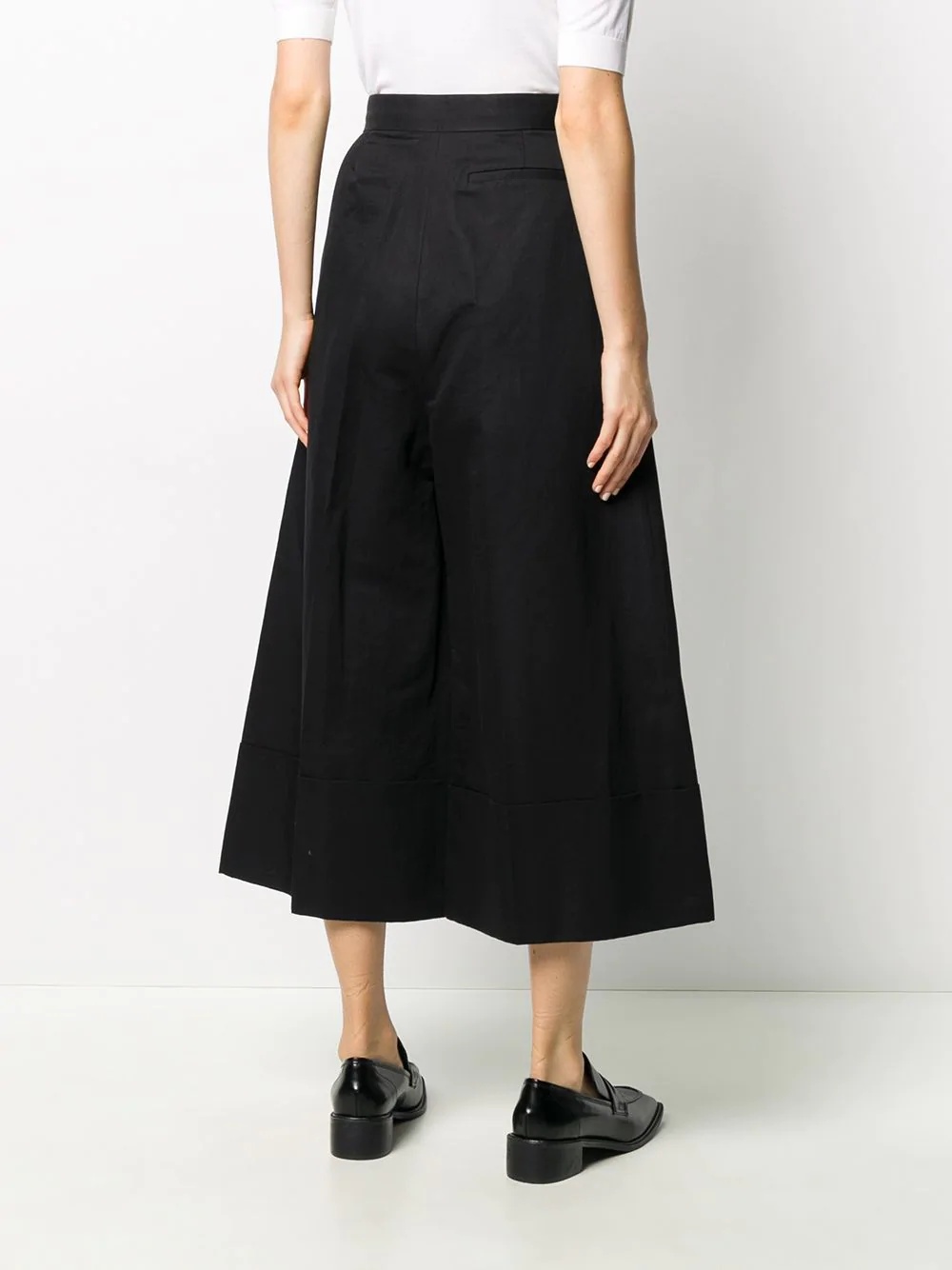 cropped culotte trousers - 4