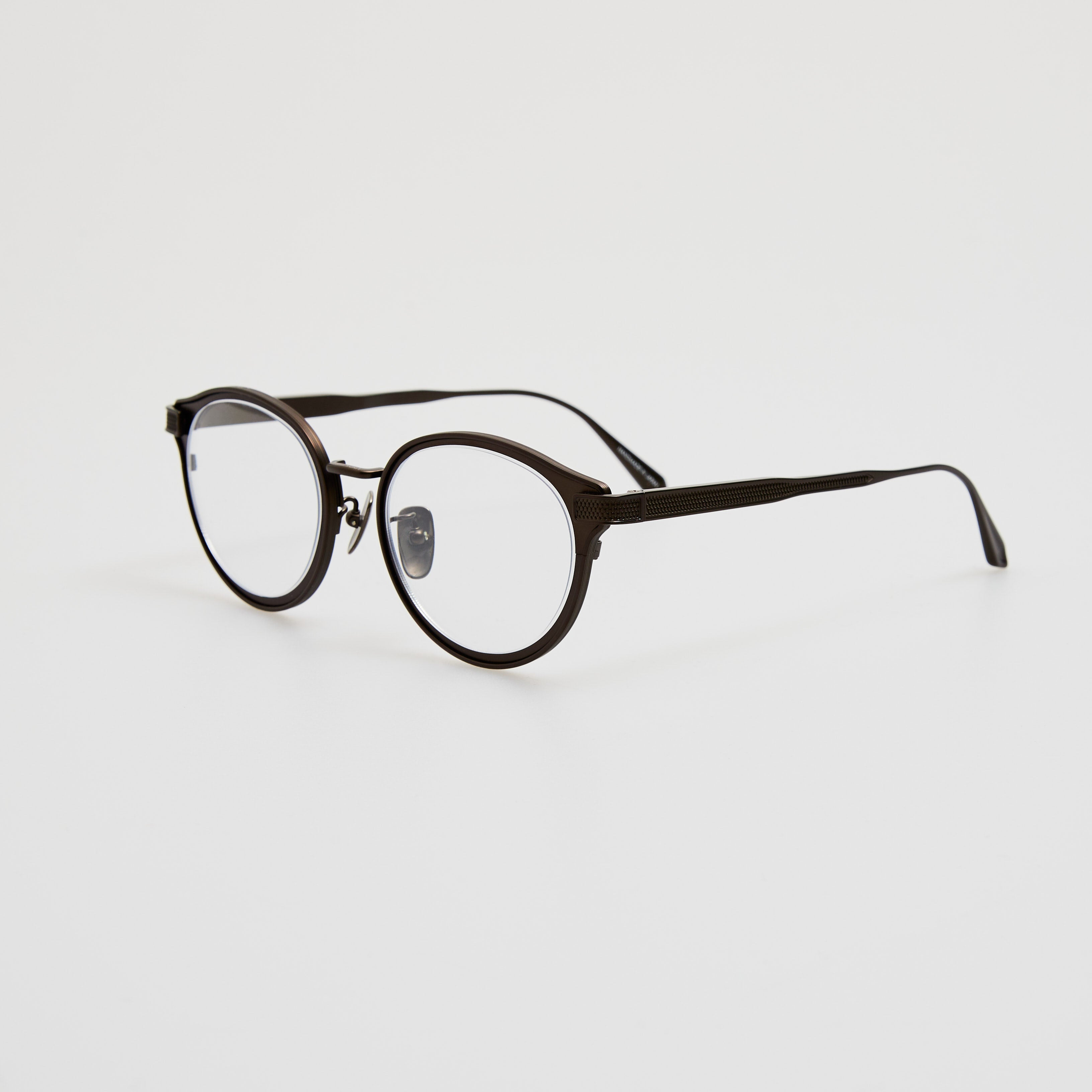 Anthony Oval Optical Frame in Matt Nickel - 3
