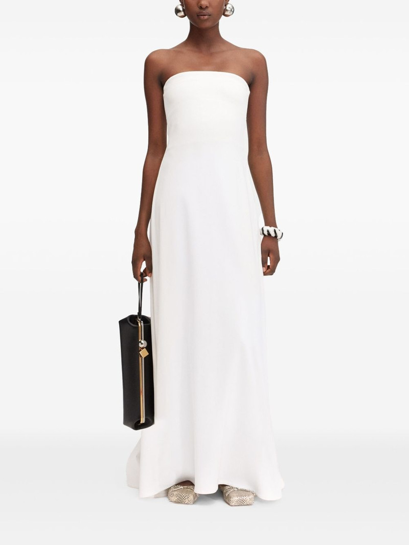 JACQUEMUS strapless maxi dress outlook
